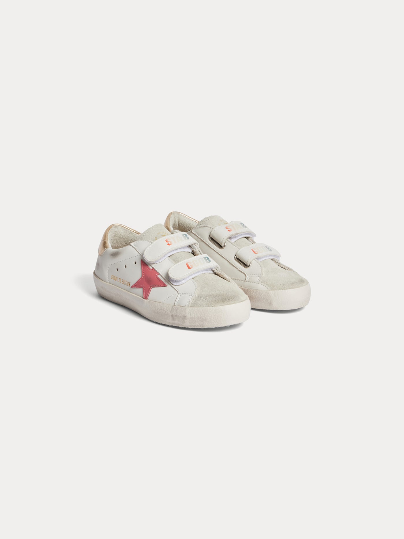 Bonpoint x Golden Goose Golstar Sneaker in Pink mit Klettverschluss