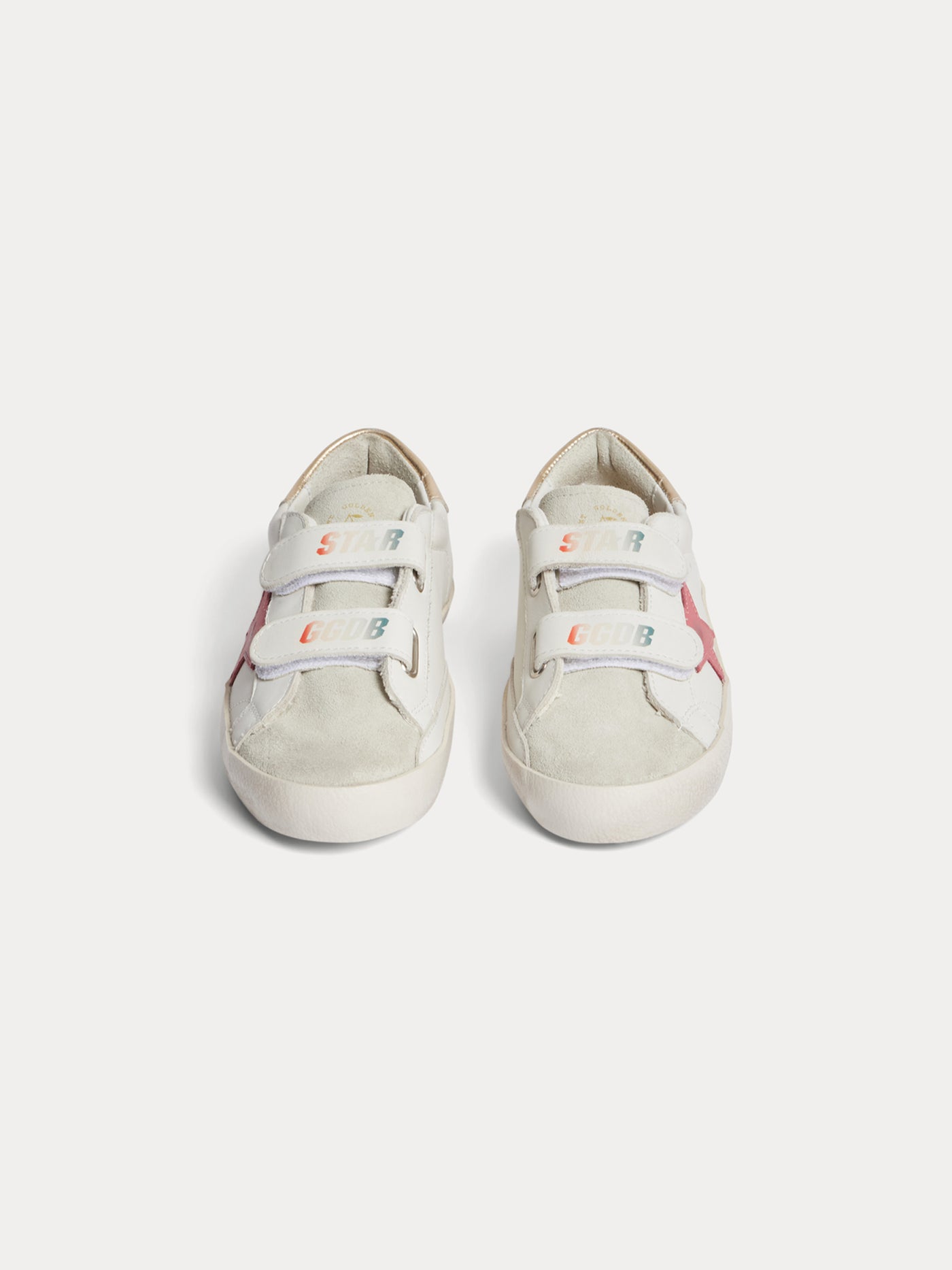 Bonpoint x Golden Goose Golstar sneakers in pink with velcro