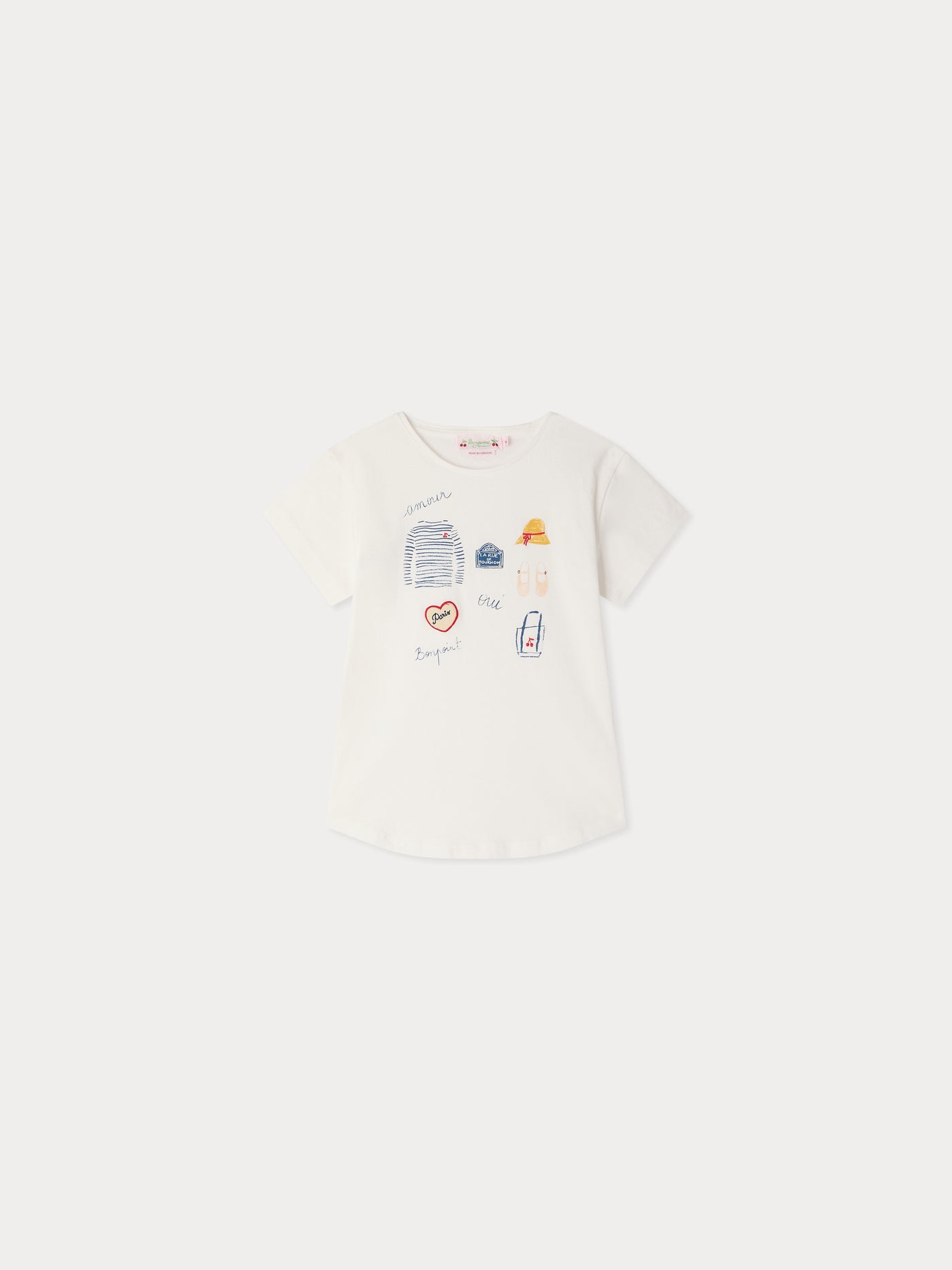 Aada T-Shirt mit Pariser Druck