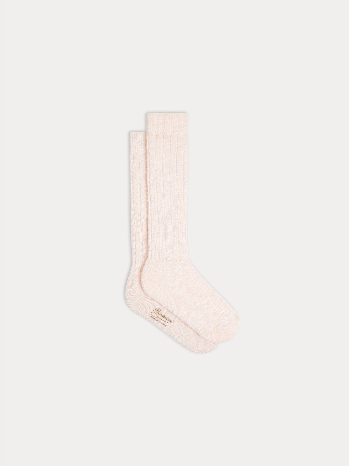 Tock hohe Socken aus pinkem Baumwollstoff