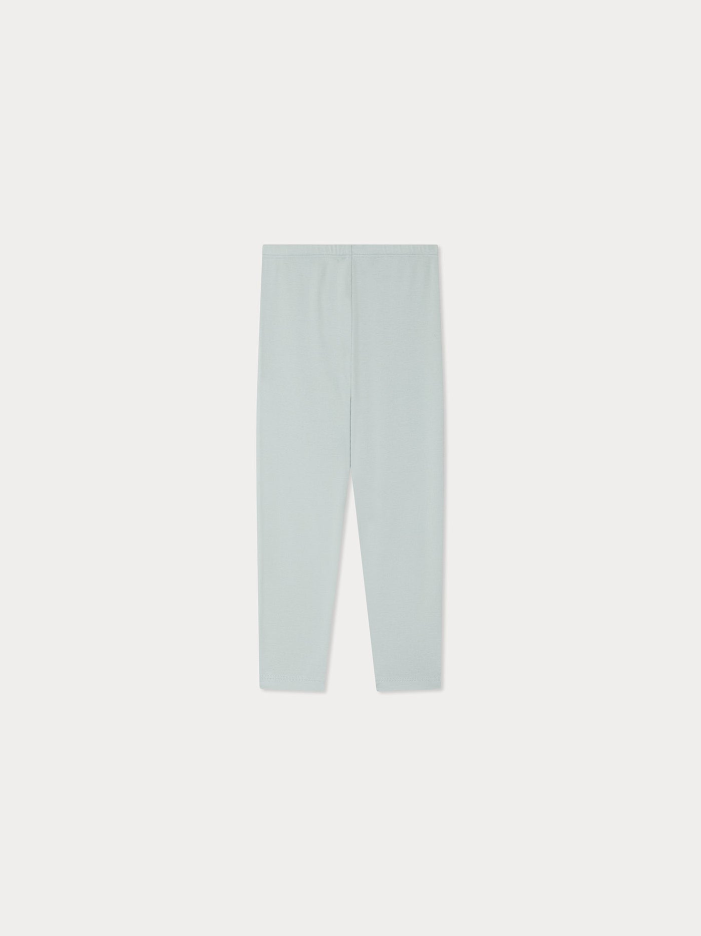 Graylinn Leggings aus einfarbigem blauen Rippstoff