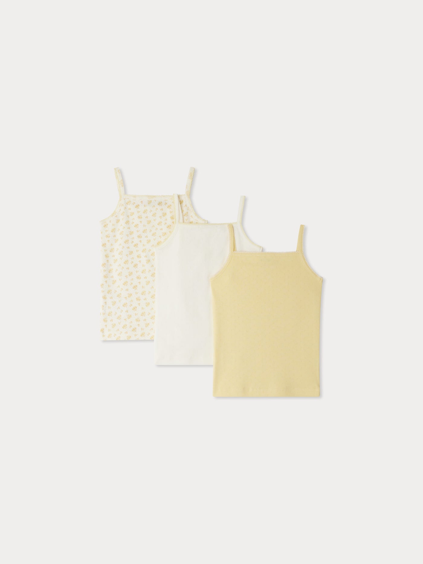 Anice tank tops with yellow bows