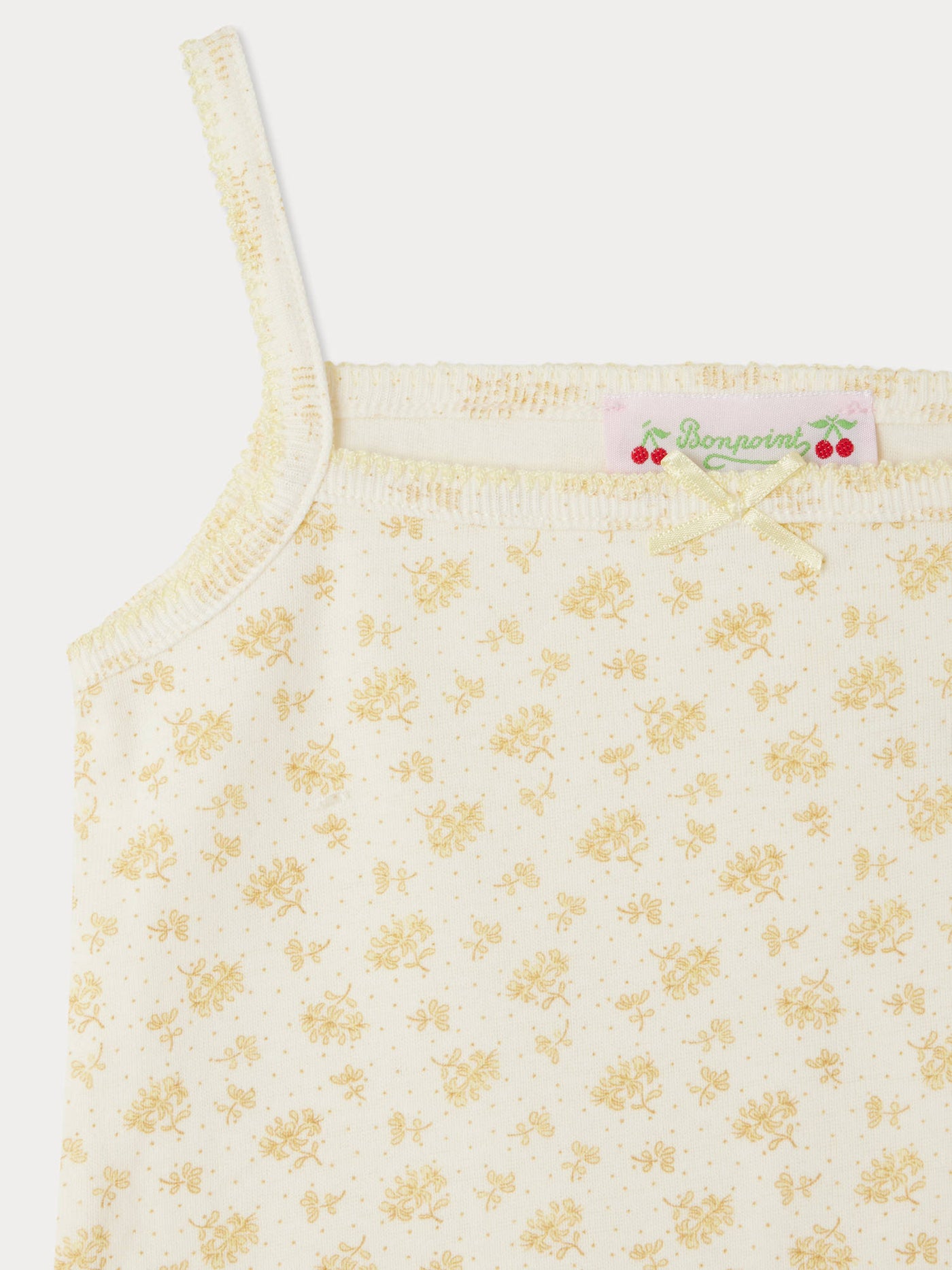 Anice tank tops with yellow bows