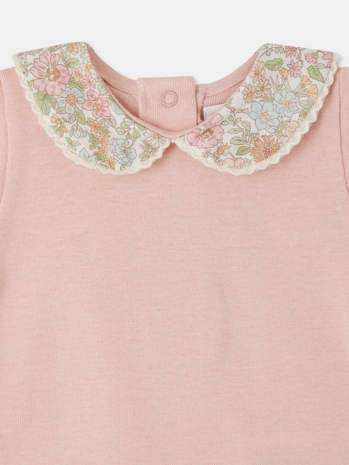 Cygne bodysuit with liberty collar