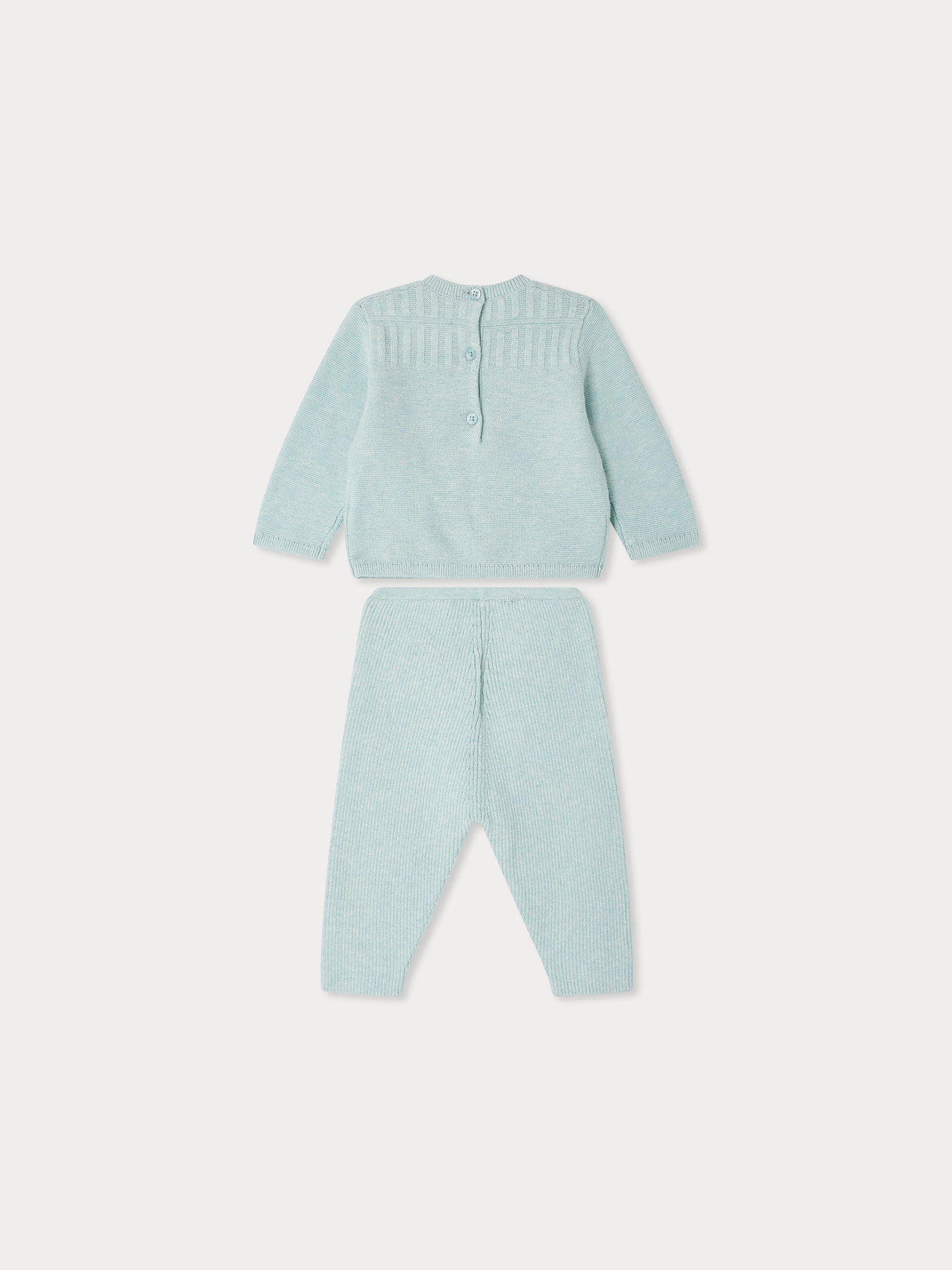 Gavin set in ribbed fabric