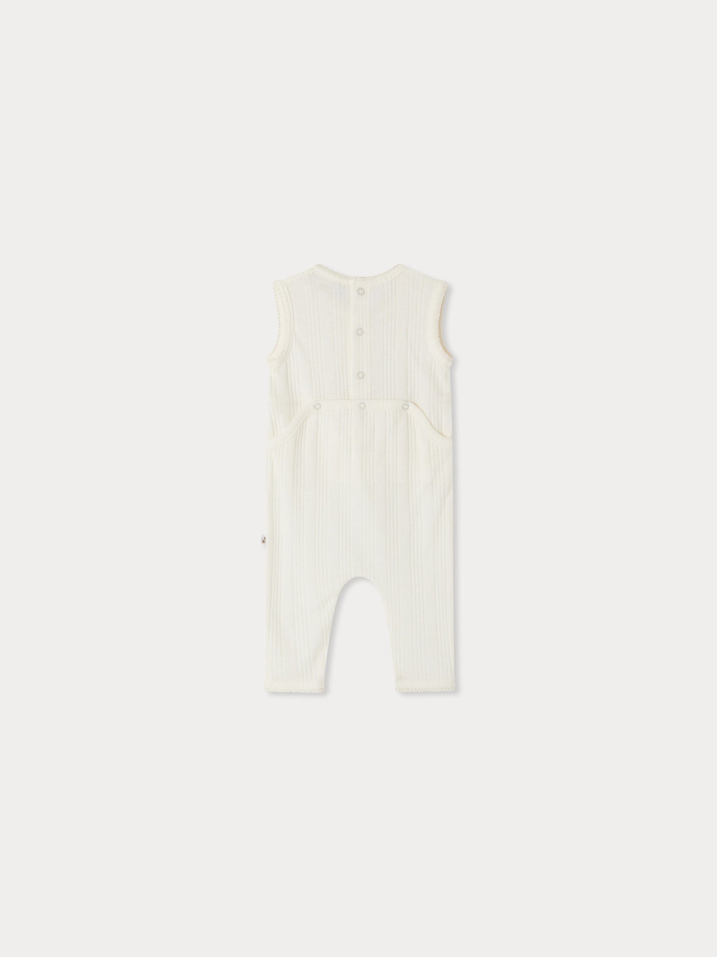 Eli ärmellose Pyjamas mit feinen Streifen