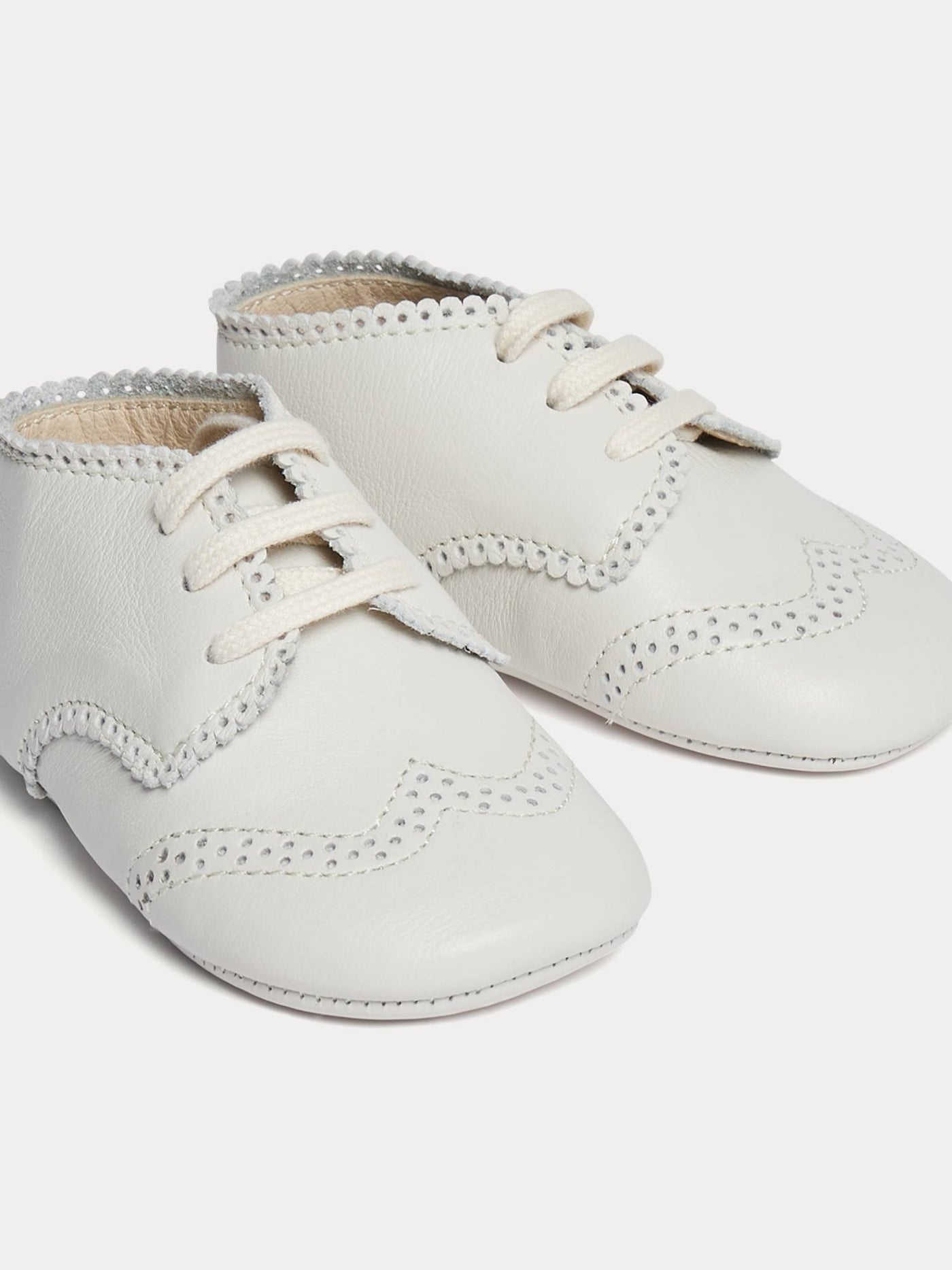 Ezia baby derbies in leather