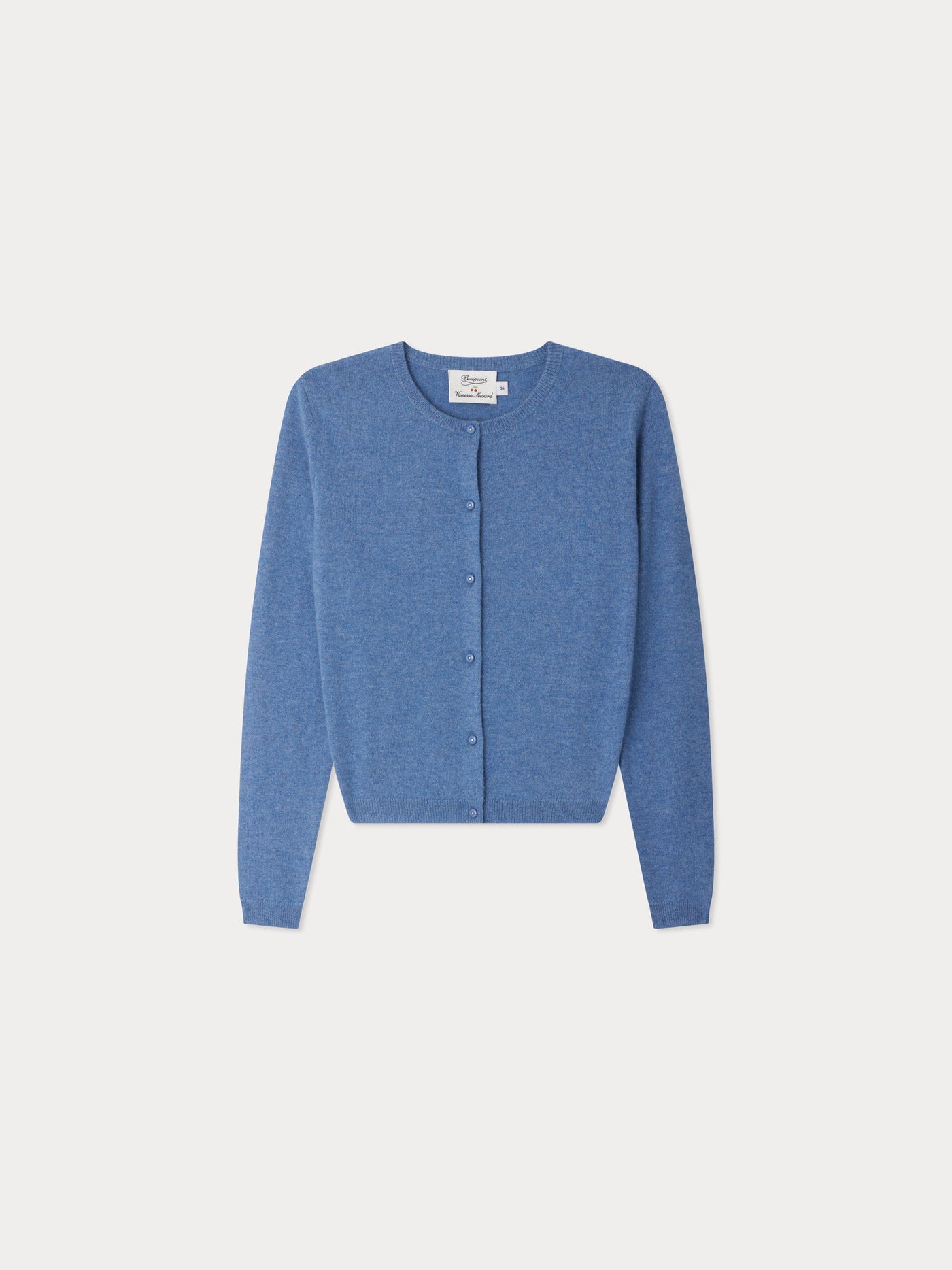 Bonpoint x Vanessa Seward Ginger Cardigan aus blauer Kaschmirwolle