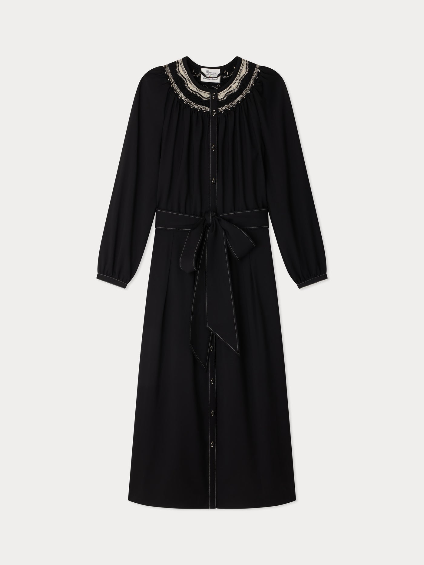 Bonpoint x Vanessa Seward gerafftes und besticktes Eclipse-Kleid