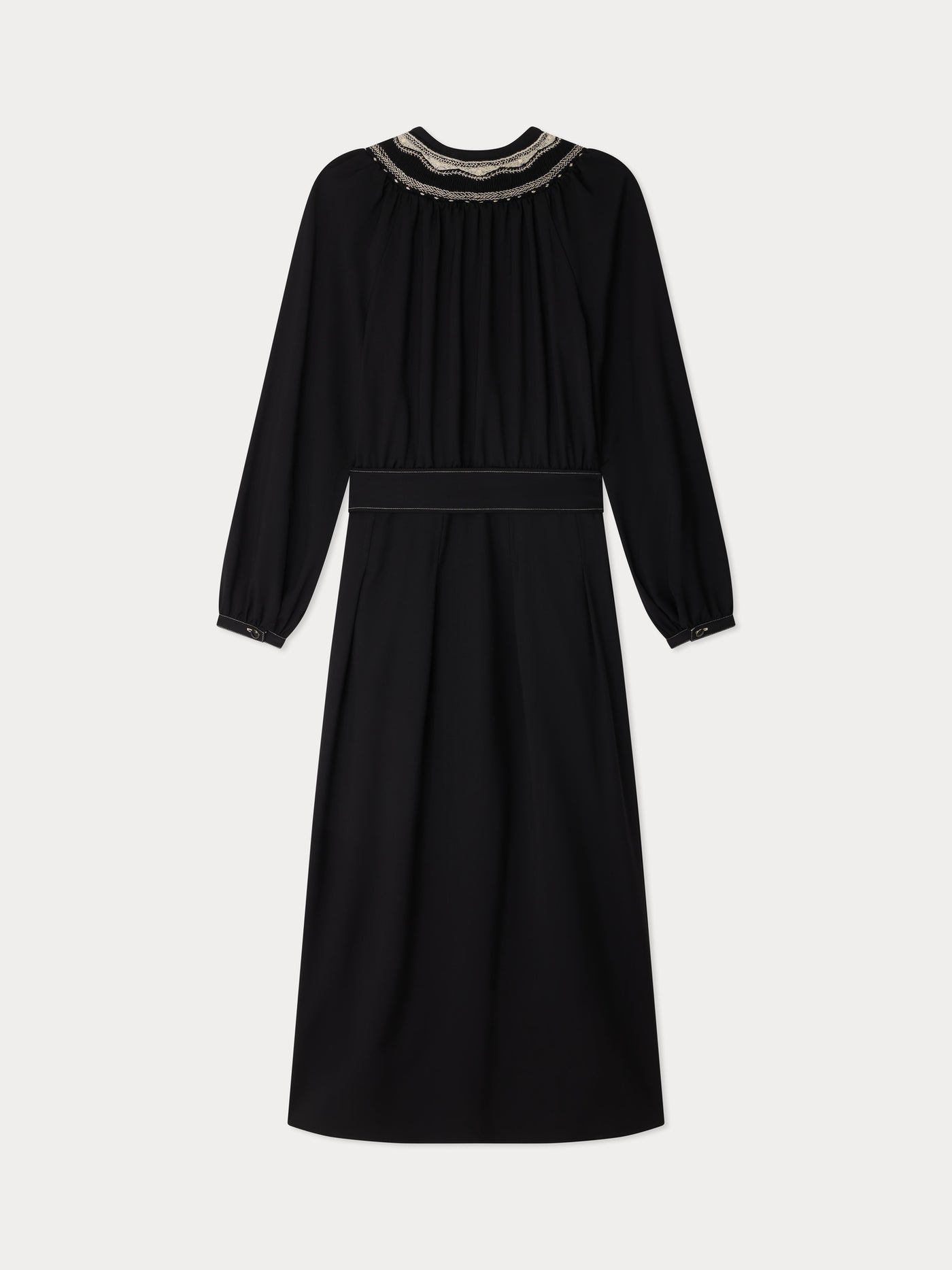Bonpoint x Vanessa Seward gerafftes und besticktes Eclipse-Kleid