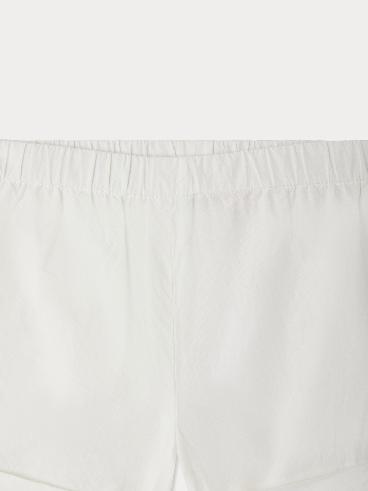 Ecandy shorts in white poplin