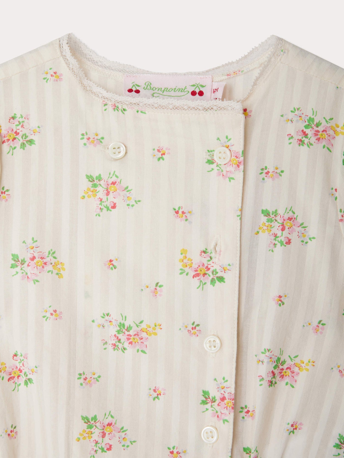 Elia cropped blouse with floral print