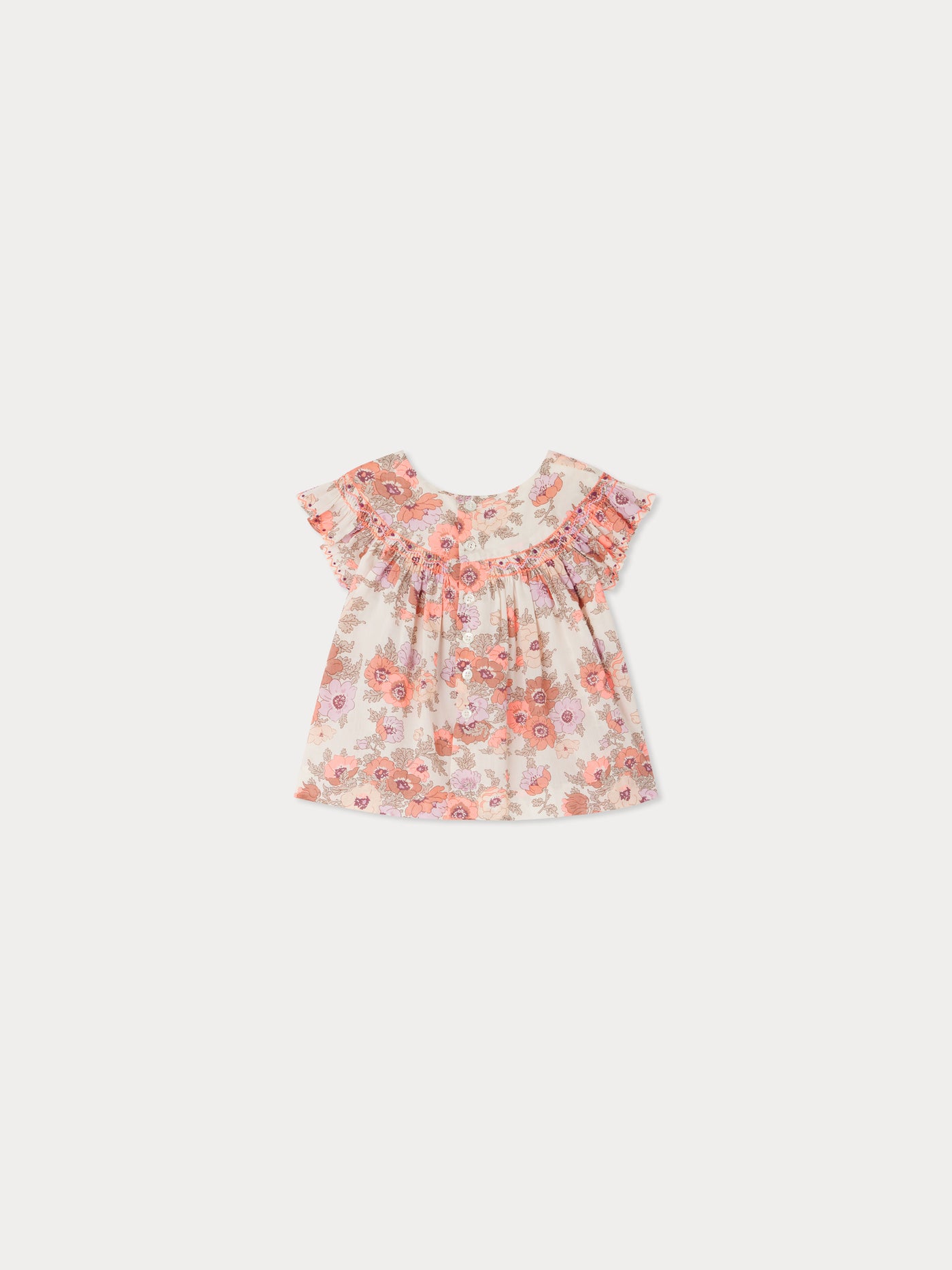 Eliotine blouse with smocks in Liberty fabric