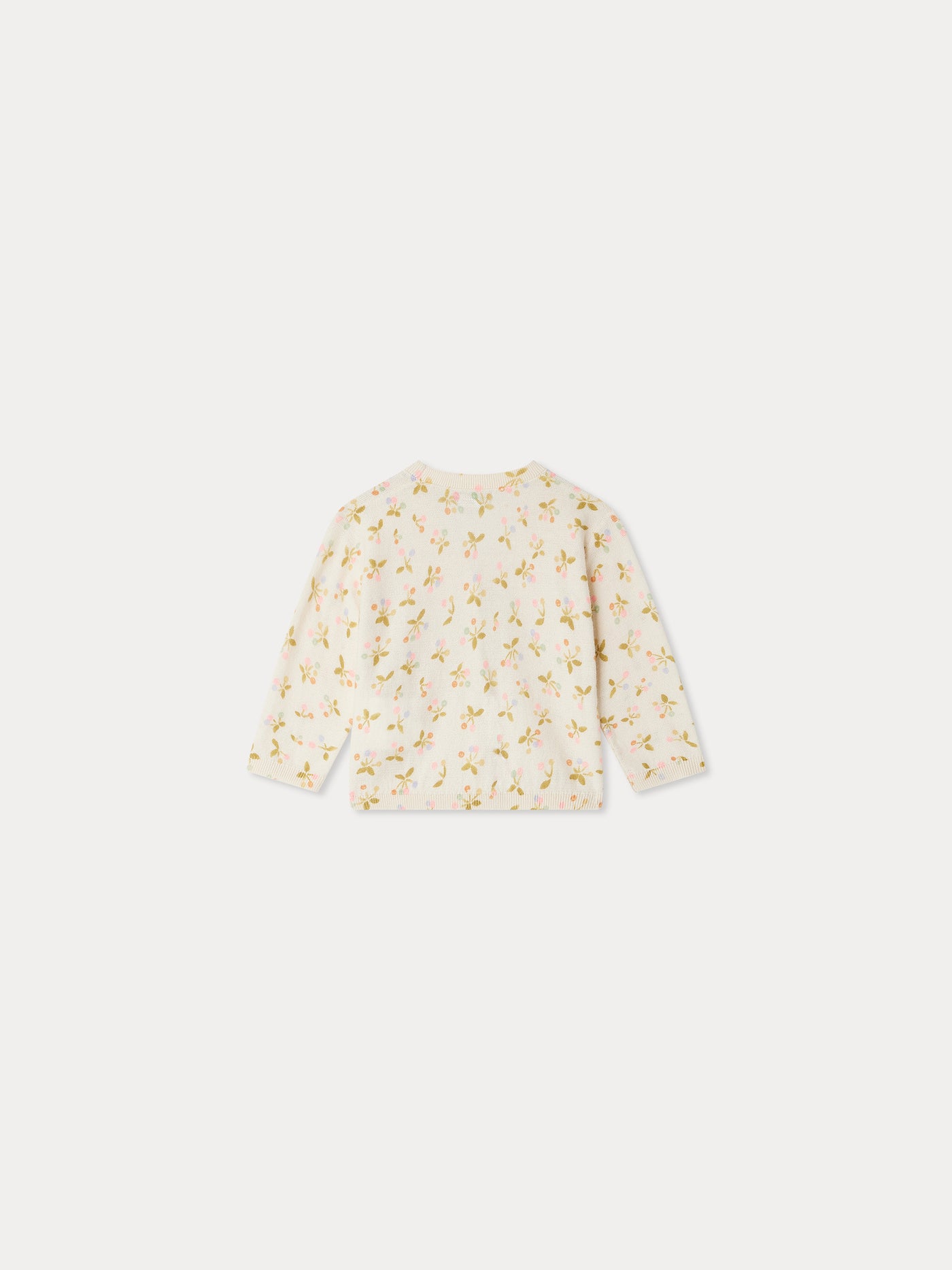 Azia Strickjacke mit Kirschmuster