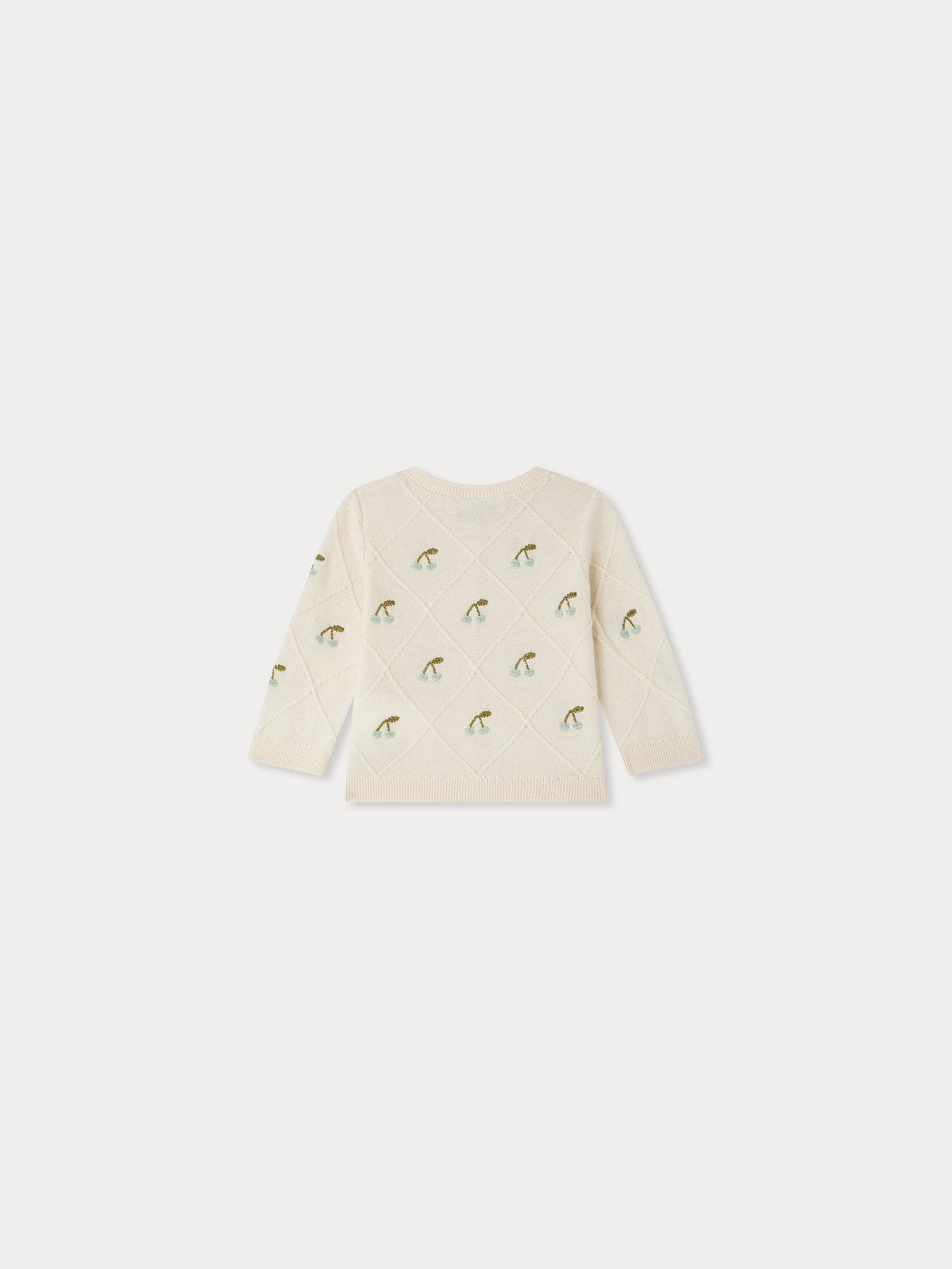 Fayana Strickjacke mit Kirschstickereien