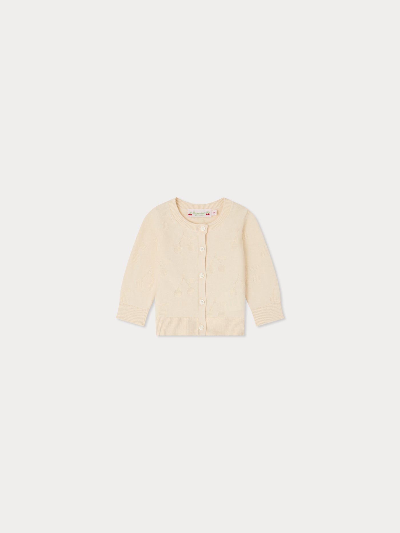 Teyana Strickjacke mit Kirschmotiven