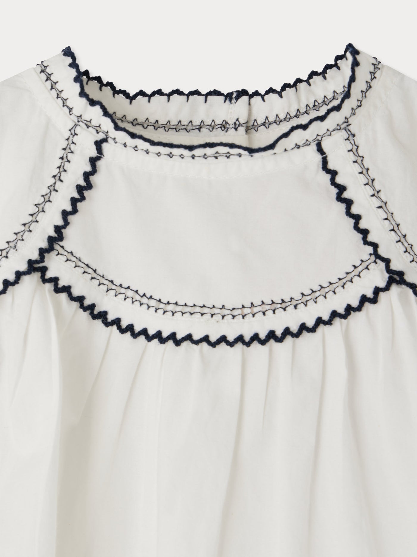 Eldorada dress in embroidered poplin