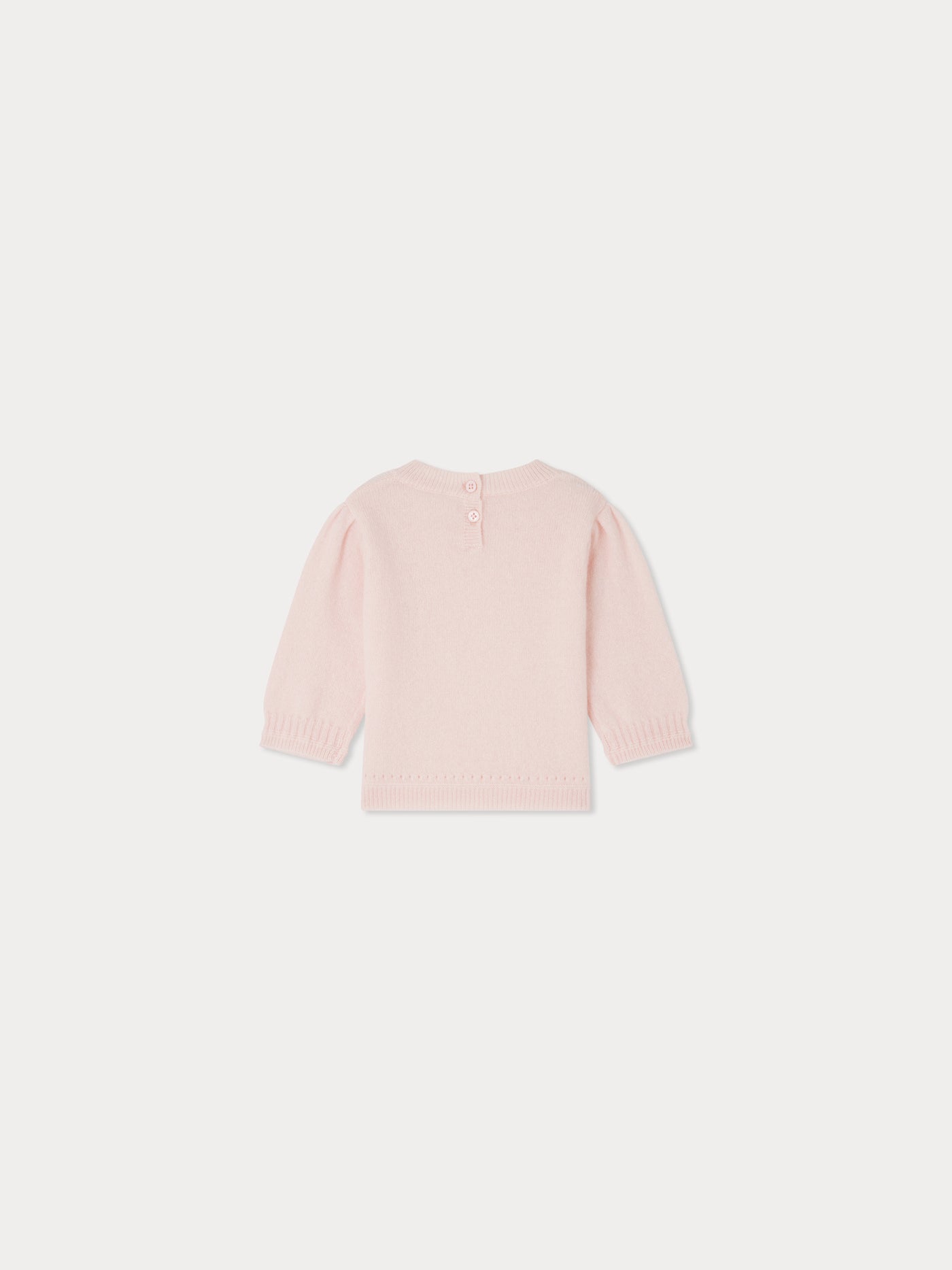 Kaschmirpullover Emiliane mit durchbrochenem Kirschmuster