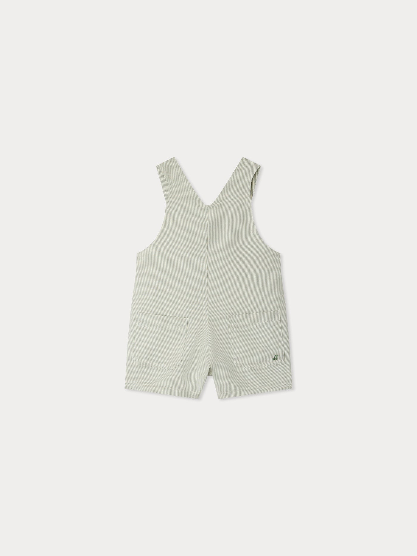 Farell gestreifte Latzhose