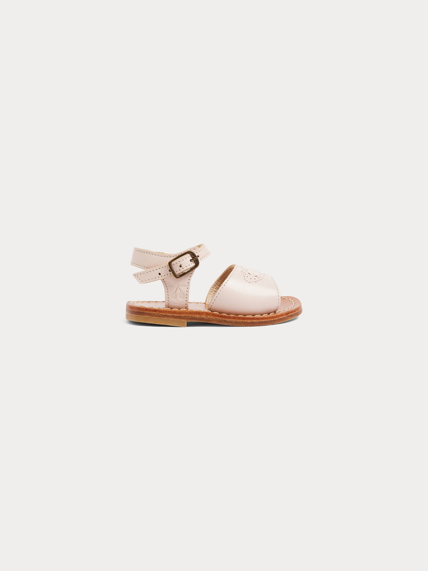 Erell Erstläufer Sandalen mit Kirschmotiv