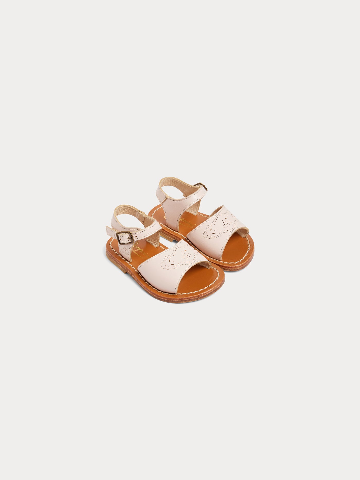 Erell first-walker sandals with cherry motif