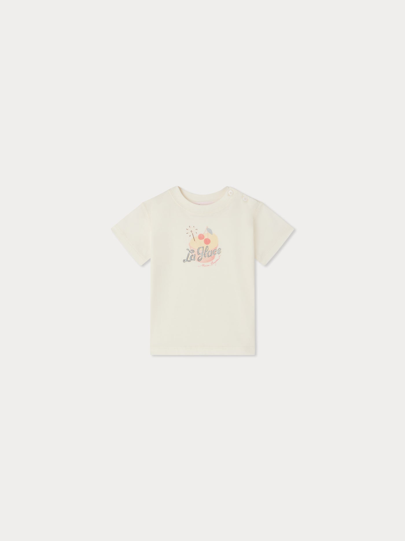 Dom-T-Shirt mit Eiscreme-Druck