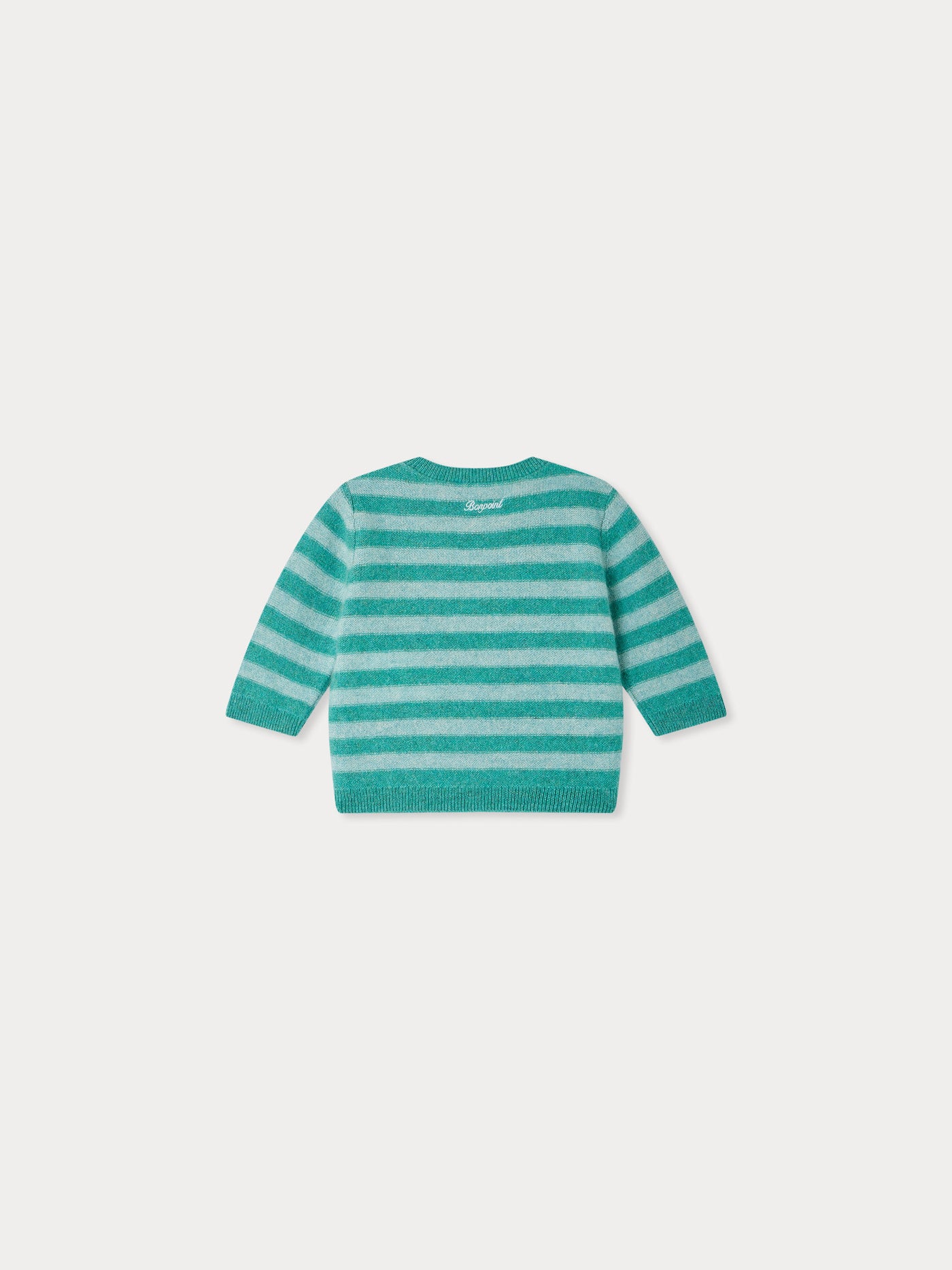 Almir gestreifter Kaschmirpullover