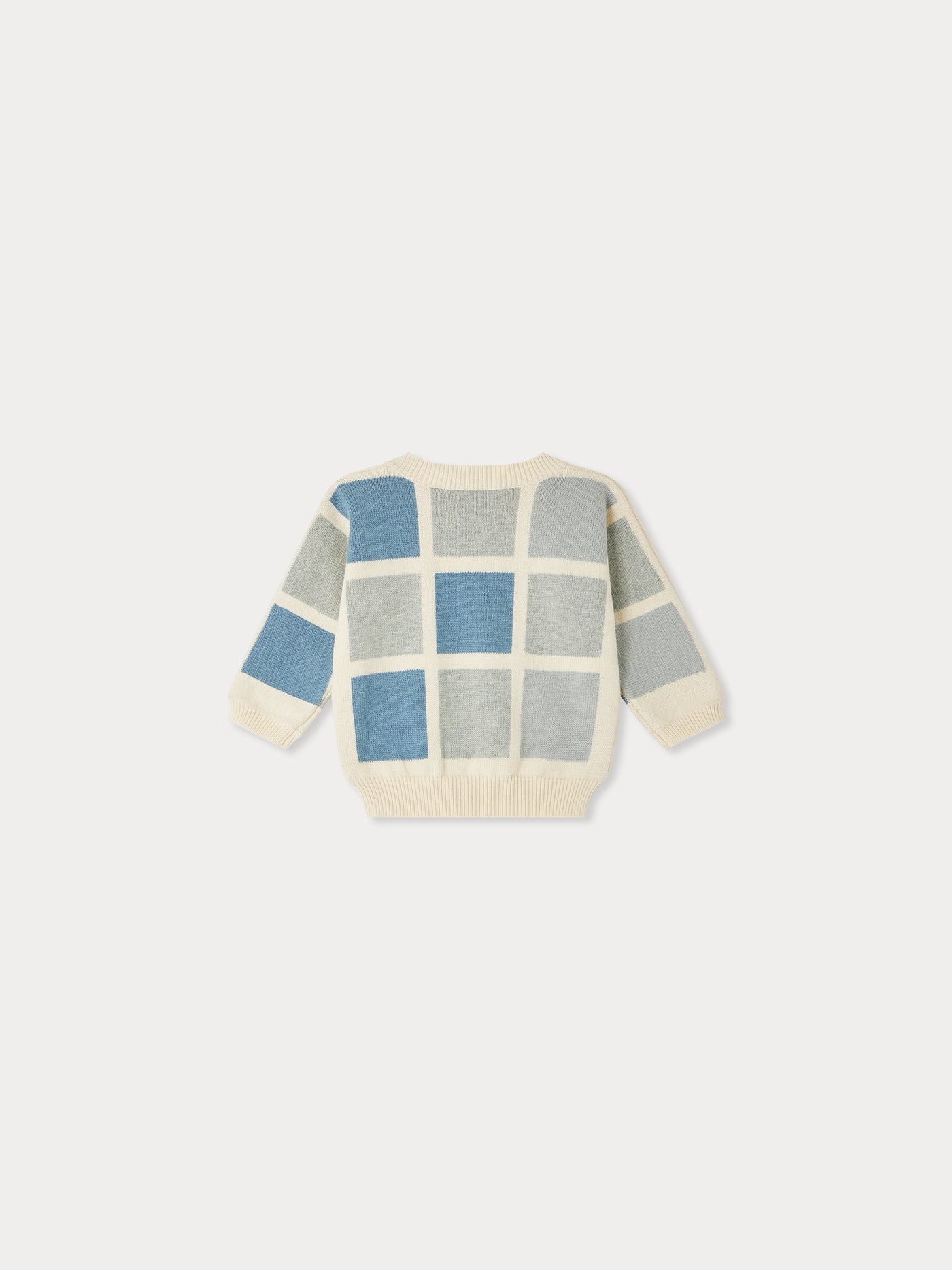 Gallen Pullover Farbblock mit Karos