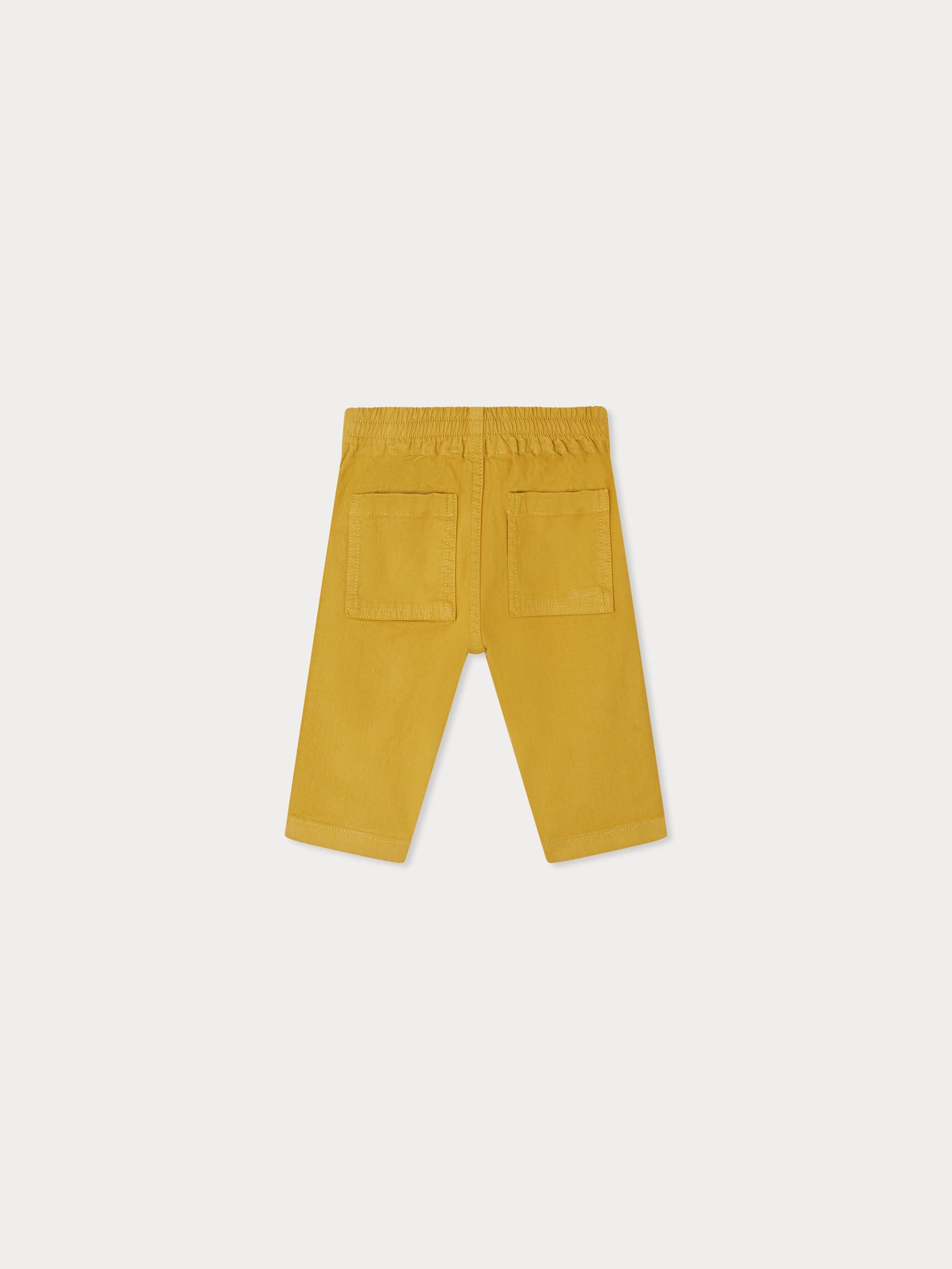 Léo-Hose aus orangefarbenem Denim