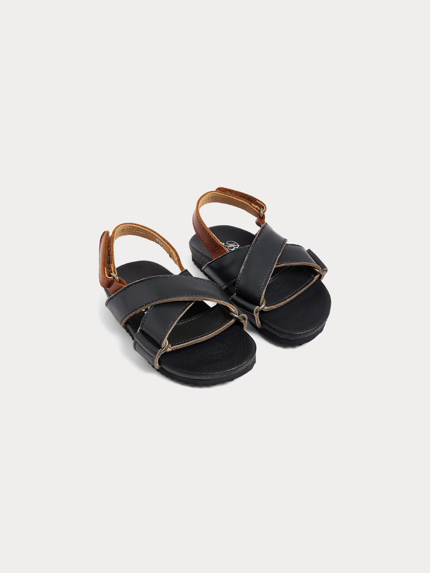 Etem first-walker sandals with crossed straps