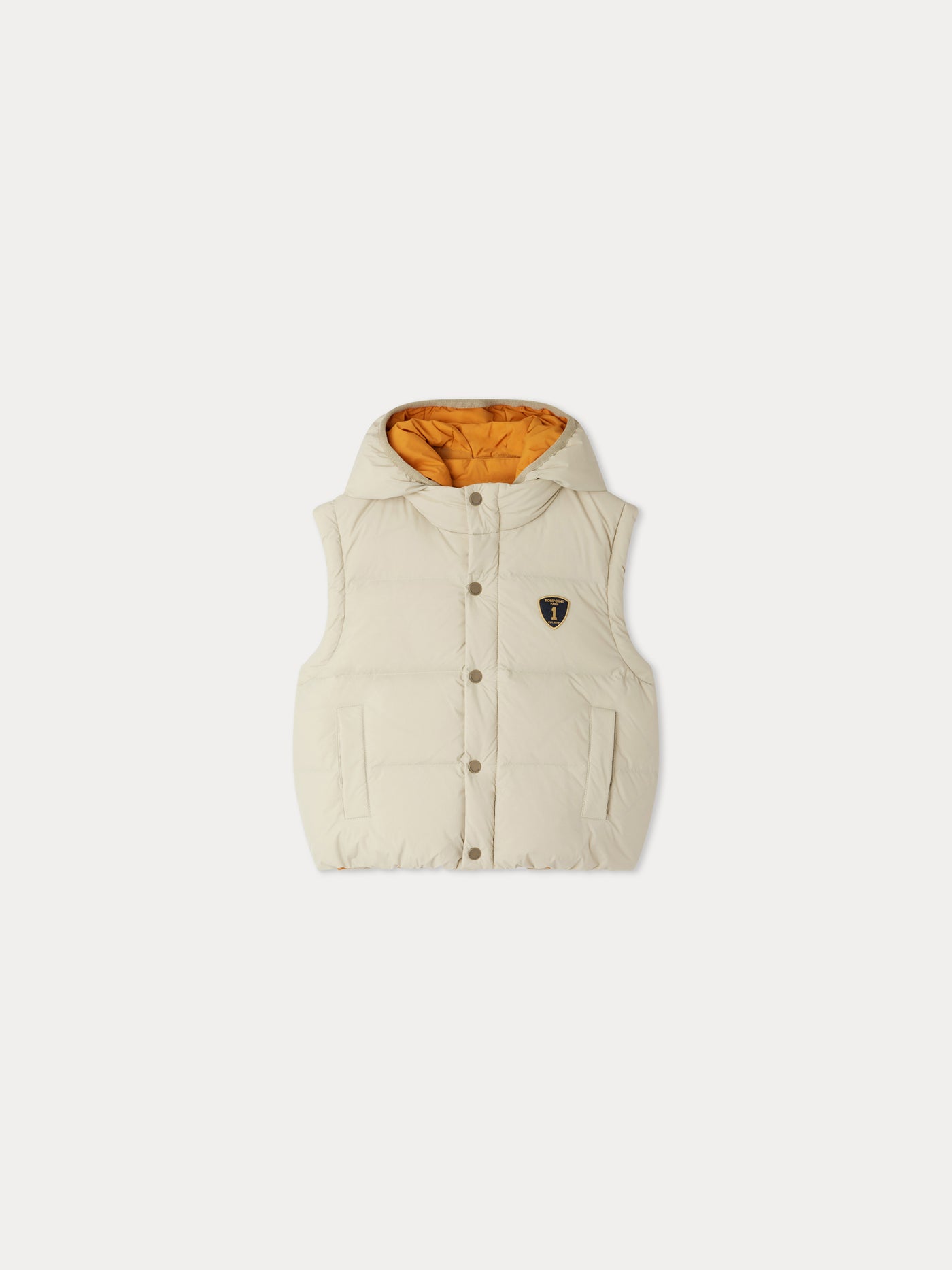 Gorky ärmellose beige Jacke
