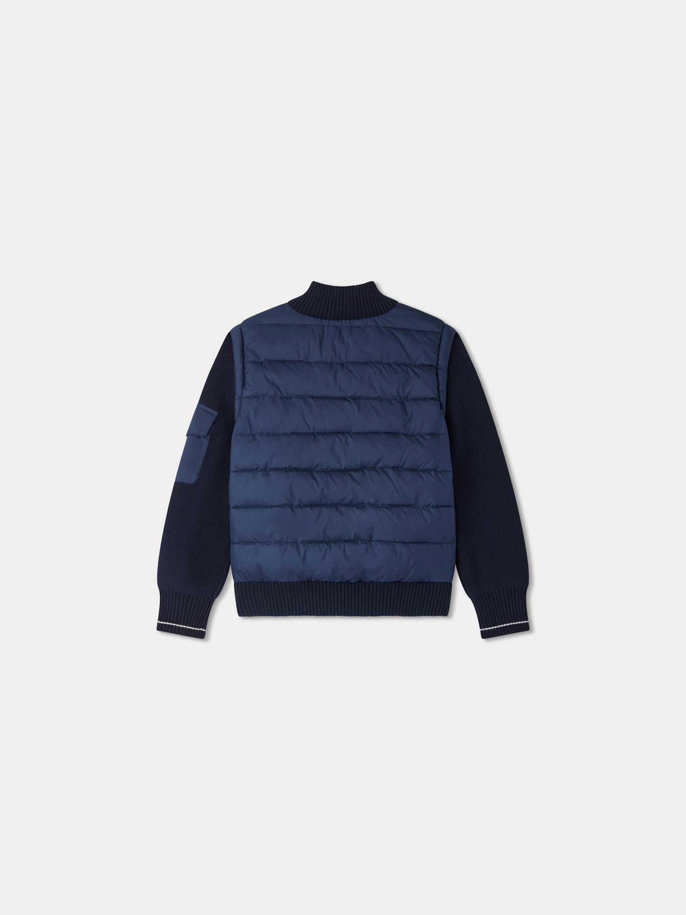 Giani navyblaue Zip-Up Daunenjacke