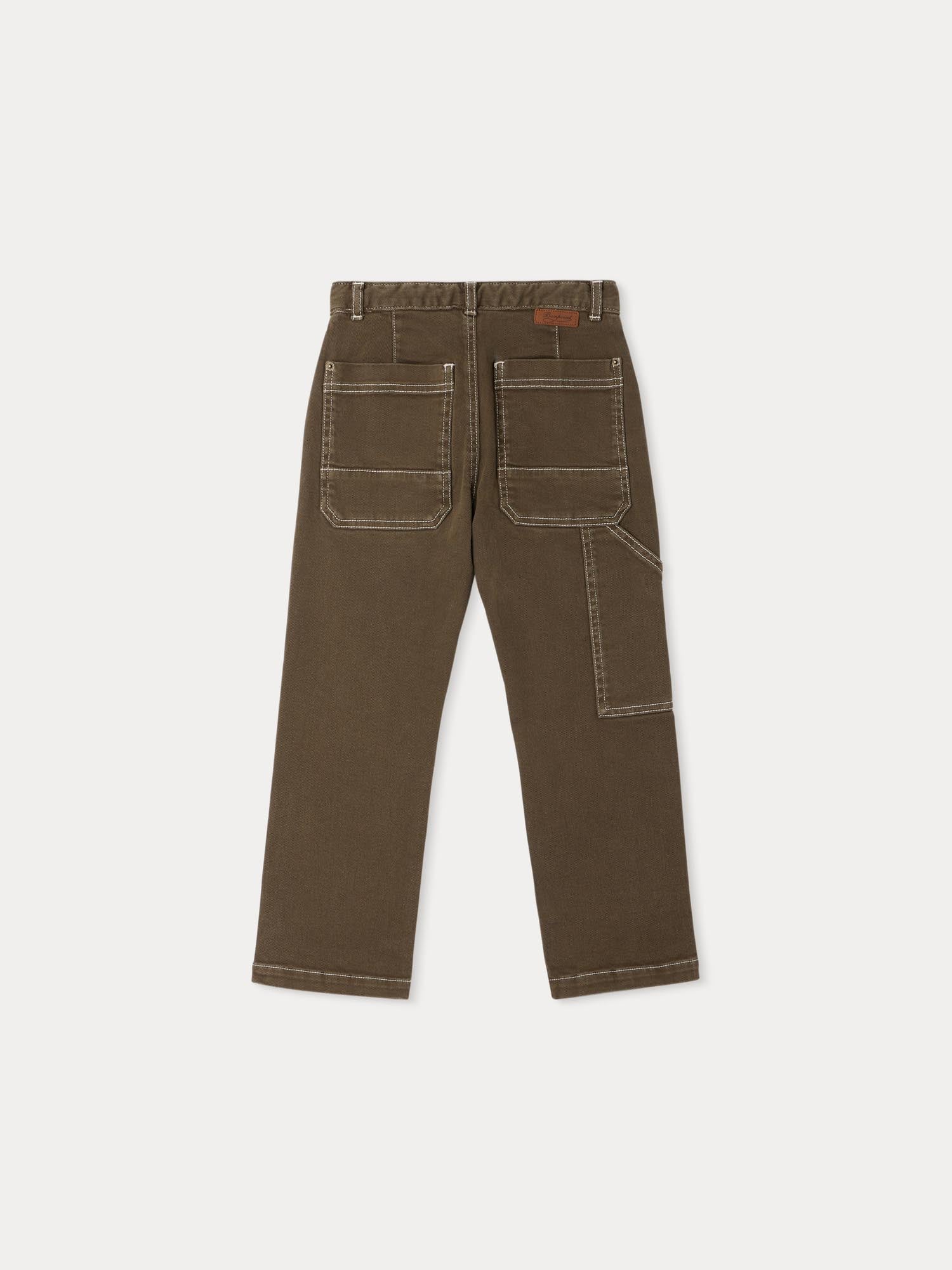 Bonpoint outlet burgundy corduroy pants