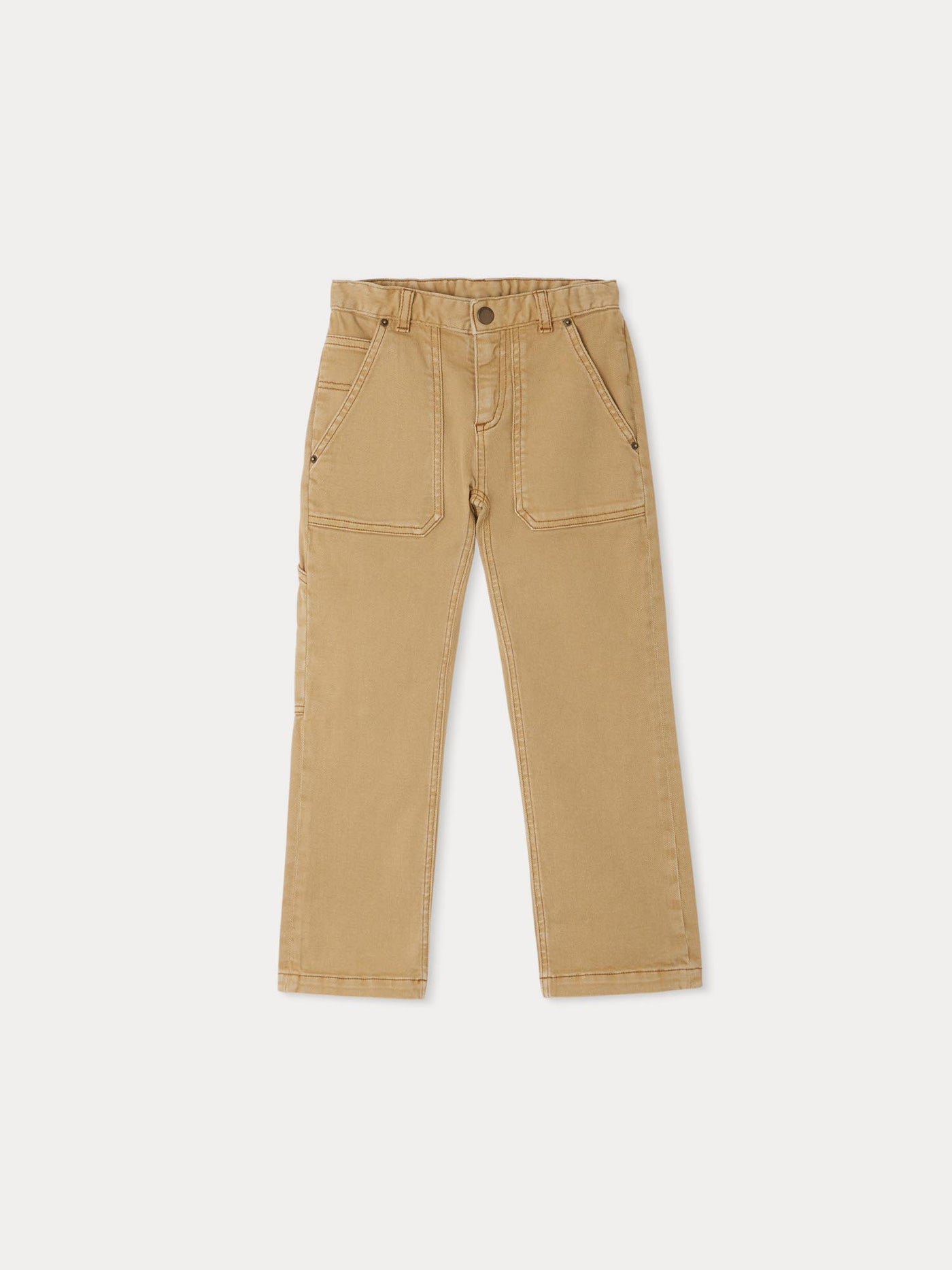 Gaël pants in beige denim