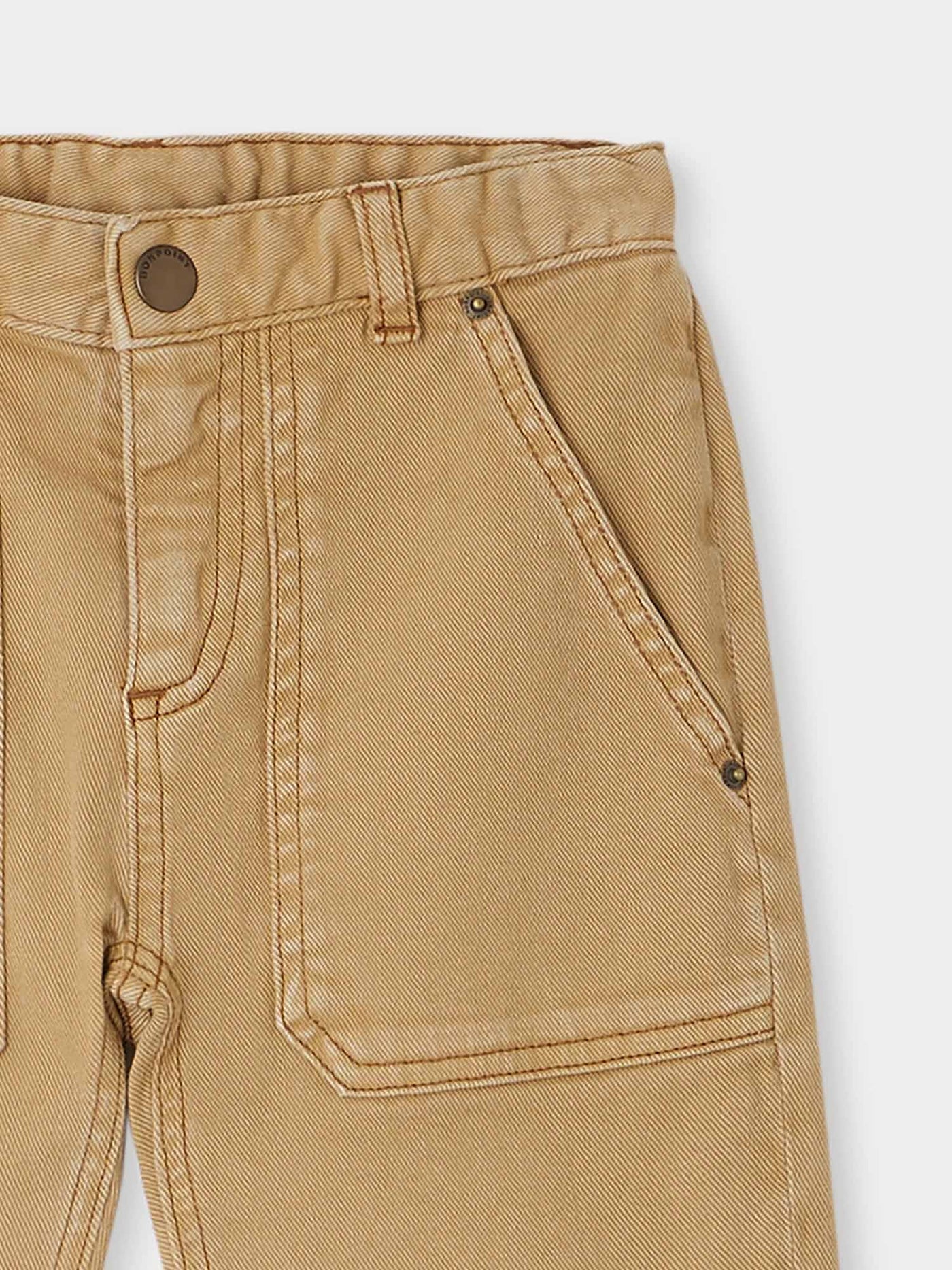 Gaël pants in beige denim