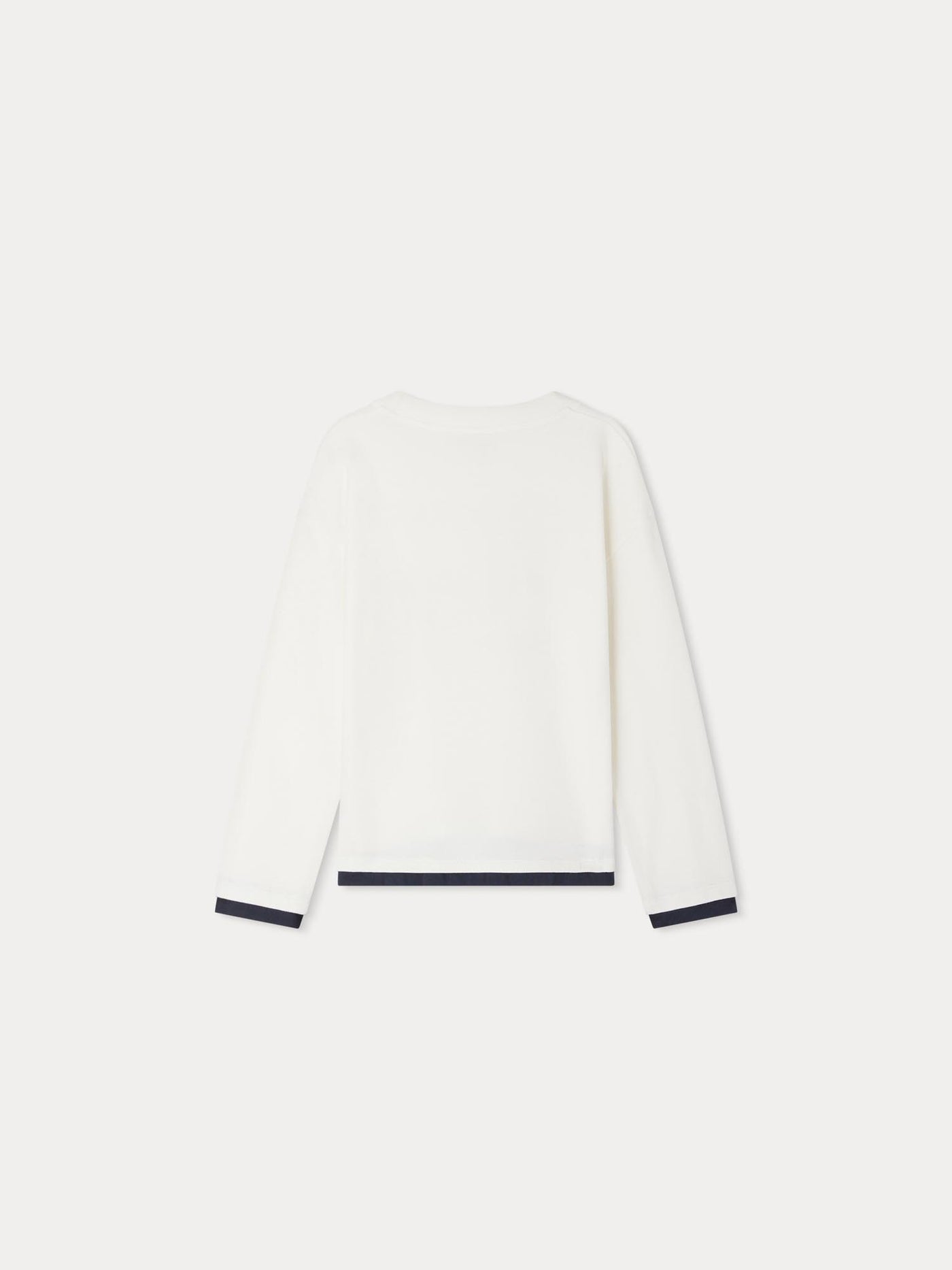 Weißes Bartholomé-T-Shirt mit Automuster