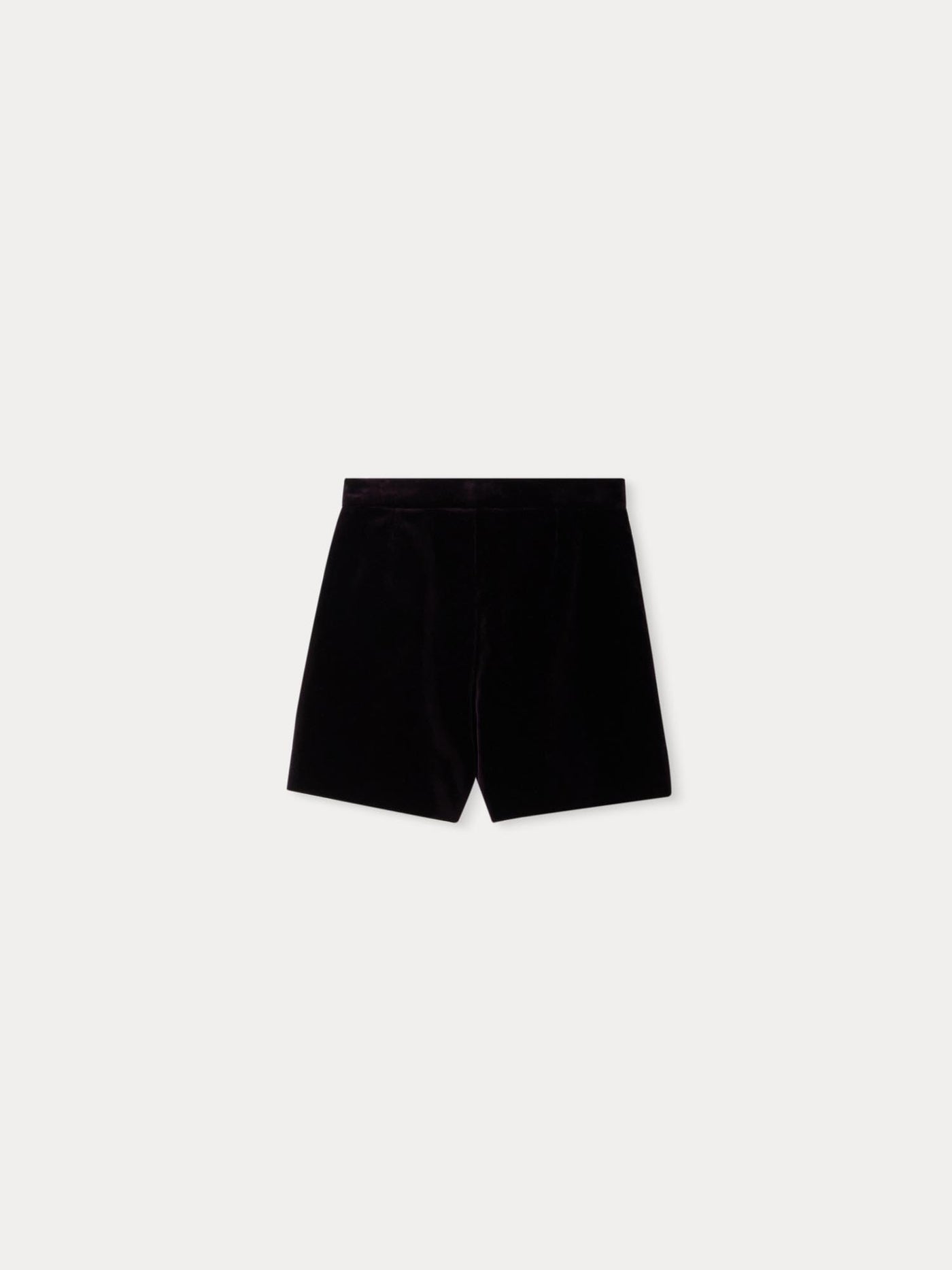 Flash-Kleidungsshorts aus glattem Samt