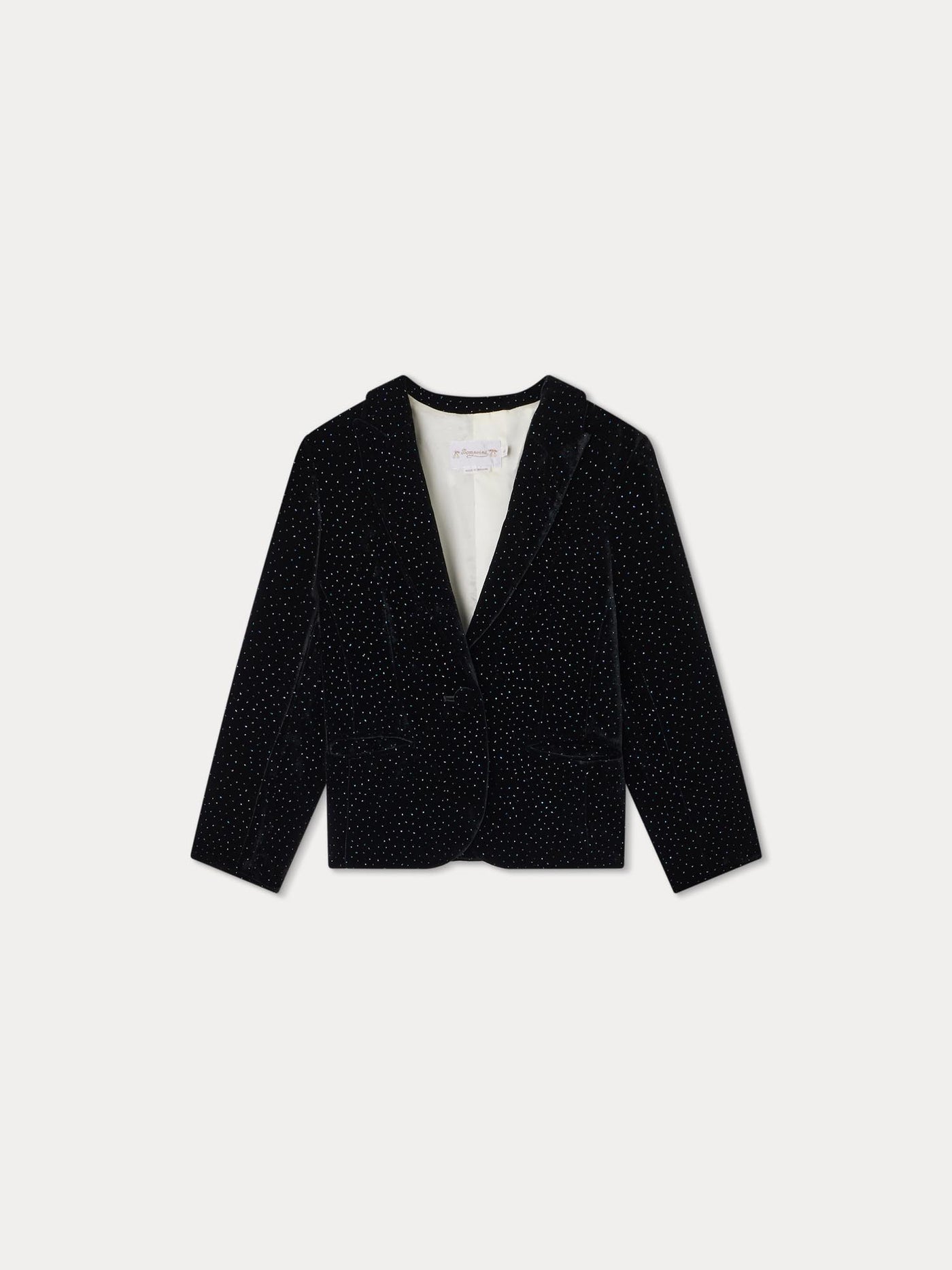 Giada Seidenveloursjacke