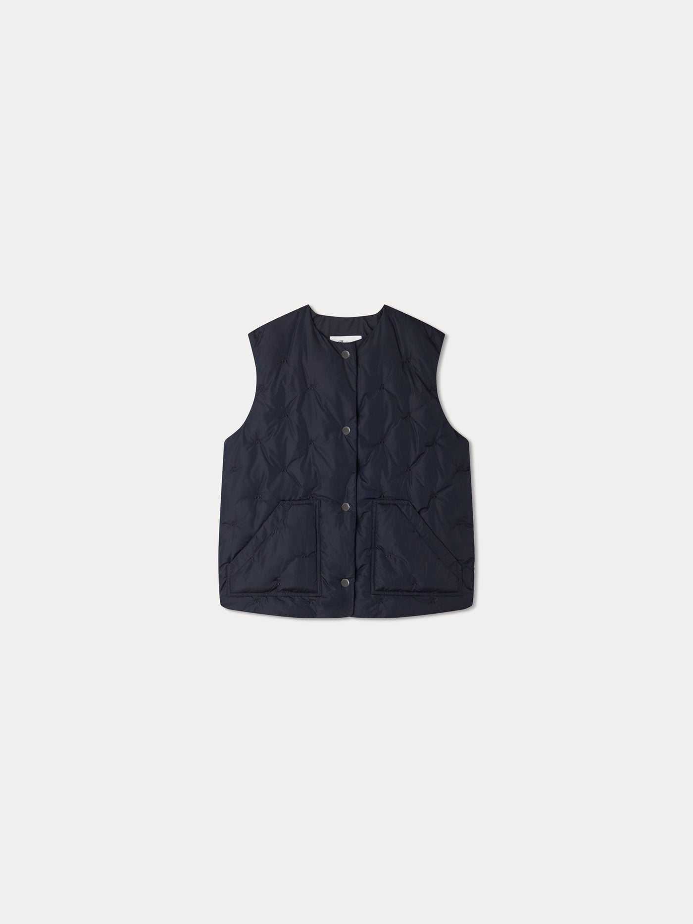 Daila ärmellose Jacke in Mitternachtsblau