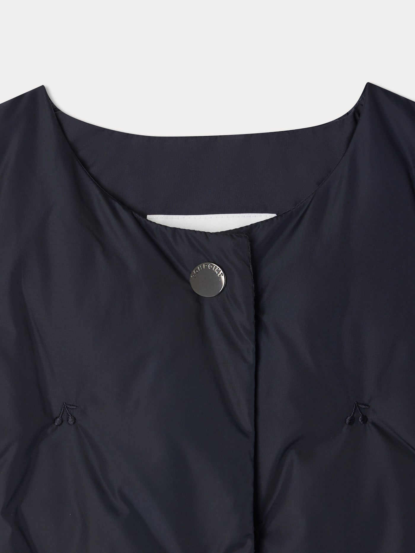 Daila sleeveless midnight blue jacket