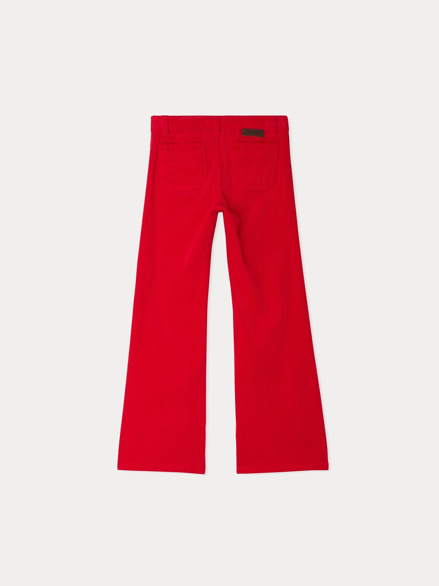 Store Bonpoint burgundy corduroy pants