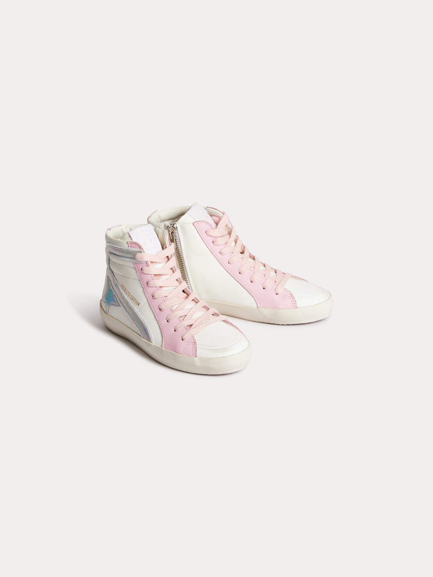 Weiße High-Top-Sneaker von Bonpoint x Golden Goose