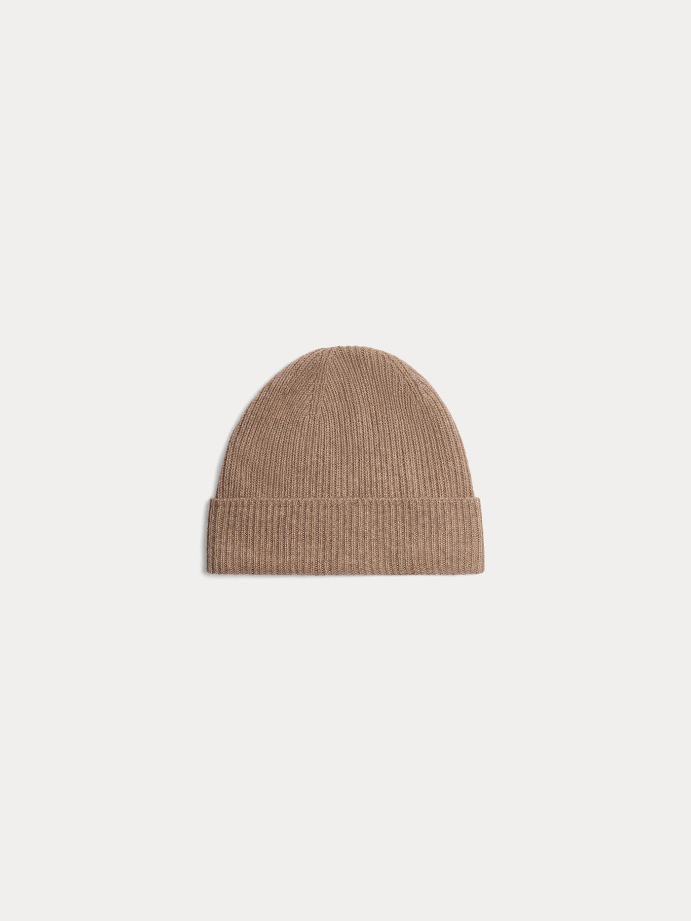 Benny beige cashmere beanie