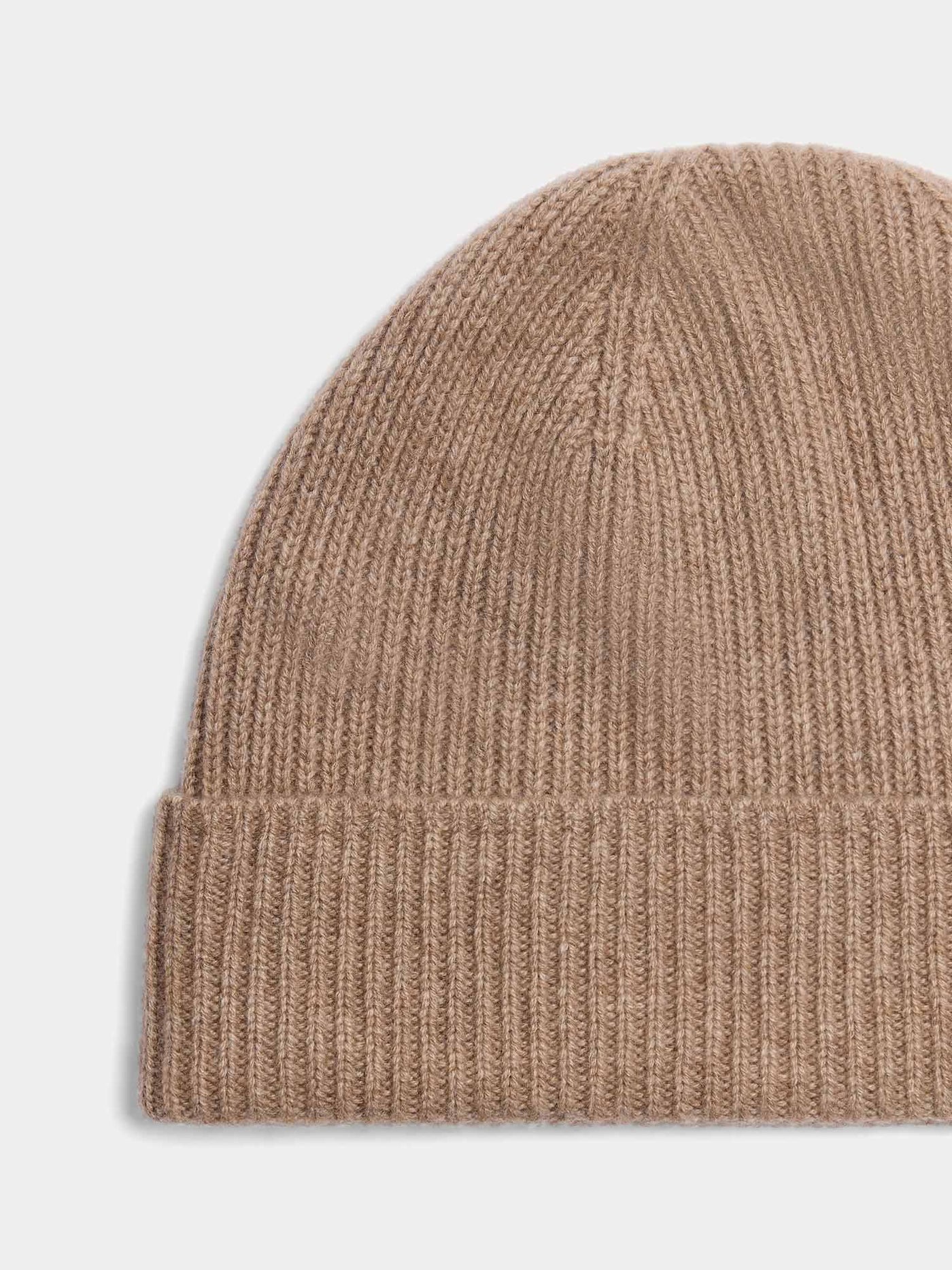 Benny beige cashmere beanie