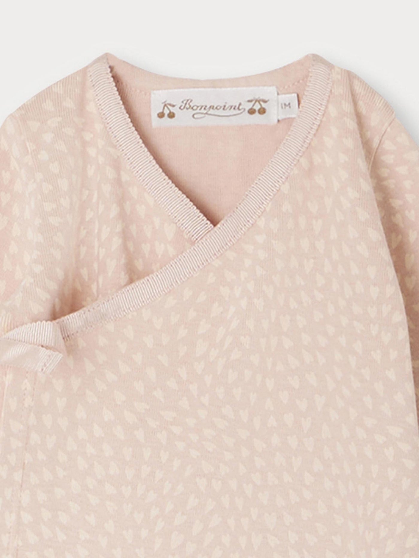 Giulietta pink heart print pajamas