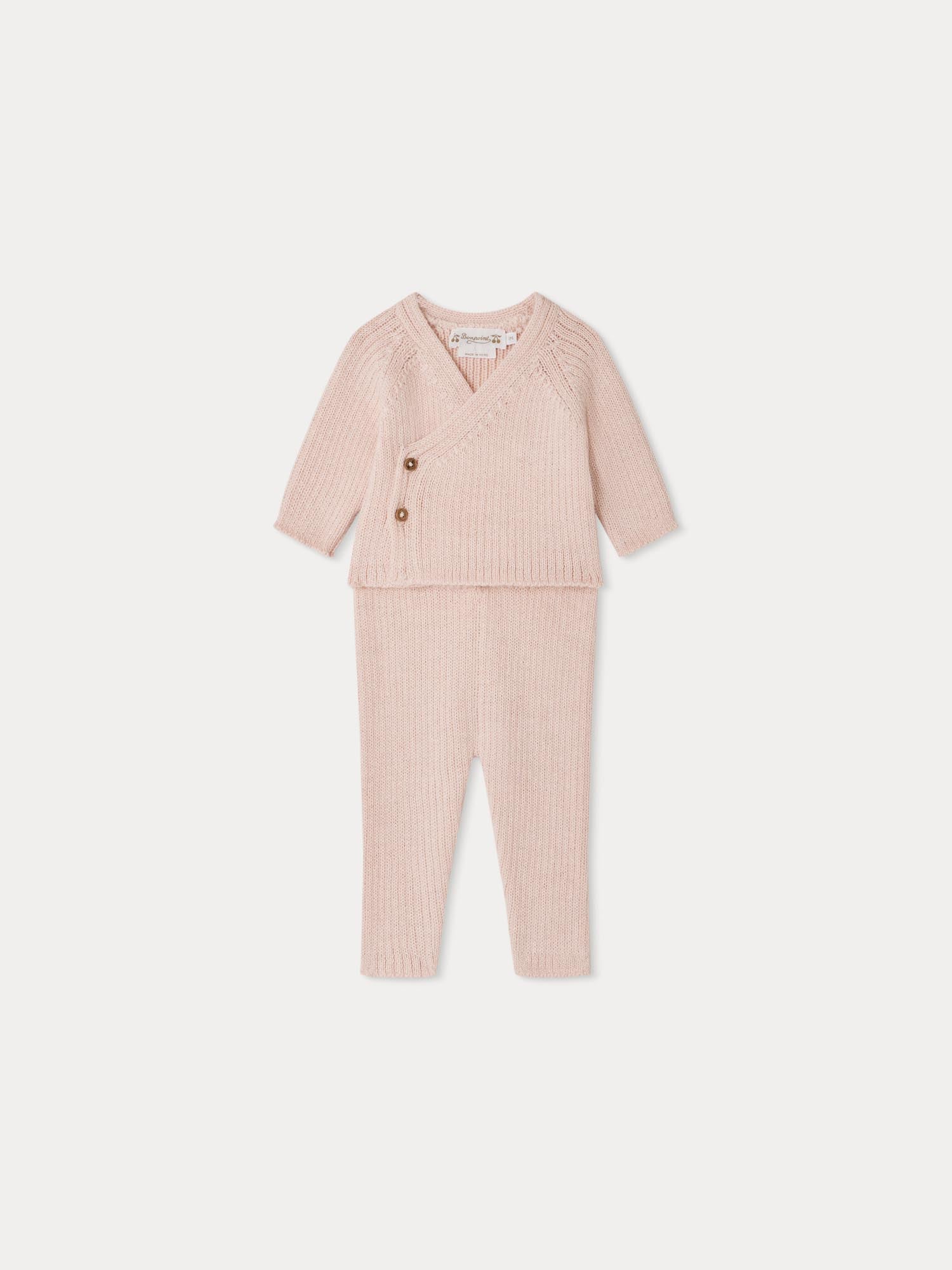 Bonpoint Baby 2024 Cashmere Set Blush Pink