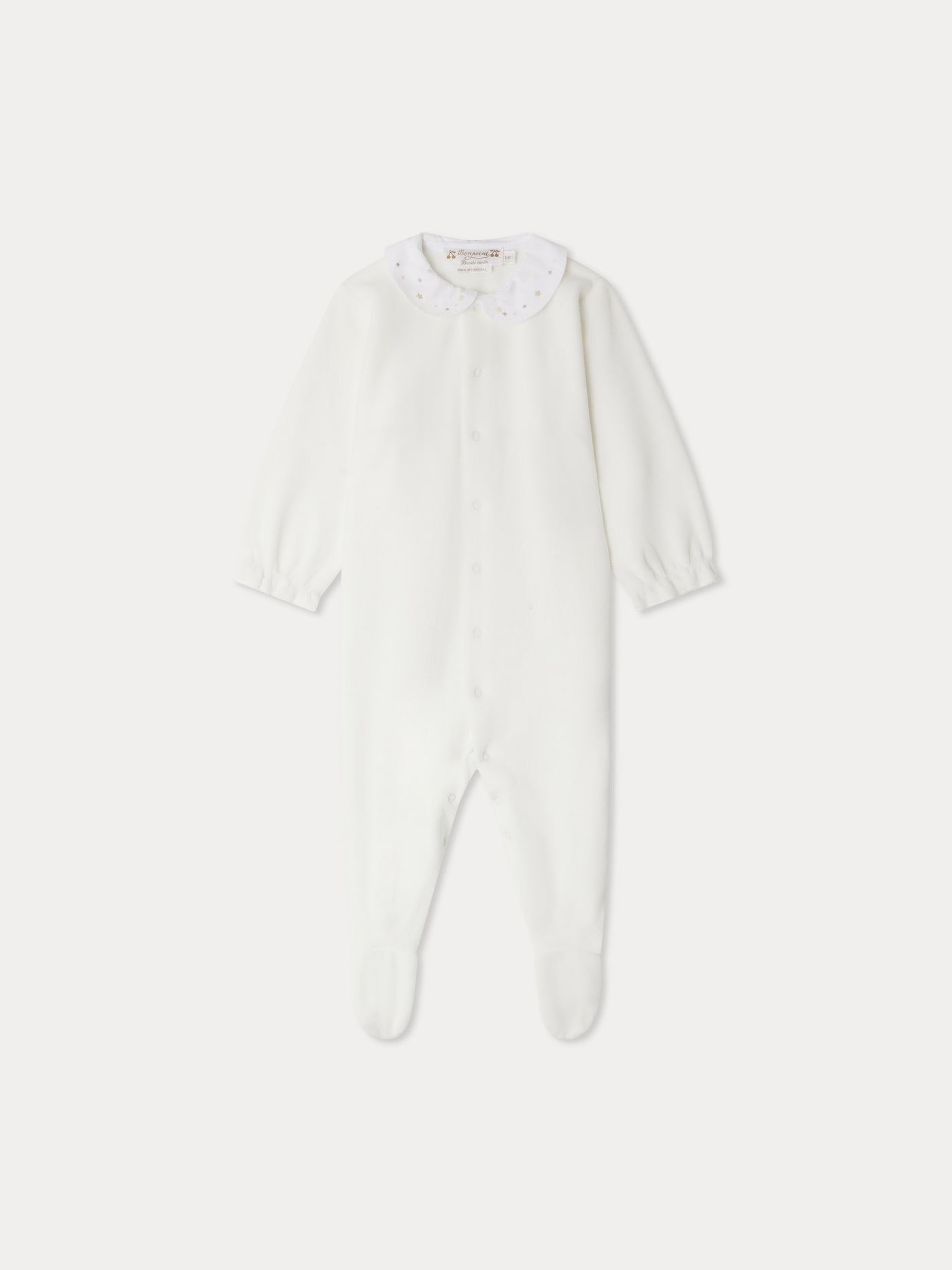 Tintina-Pyjama mit besticktem Sternchen-Kragen