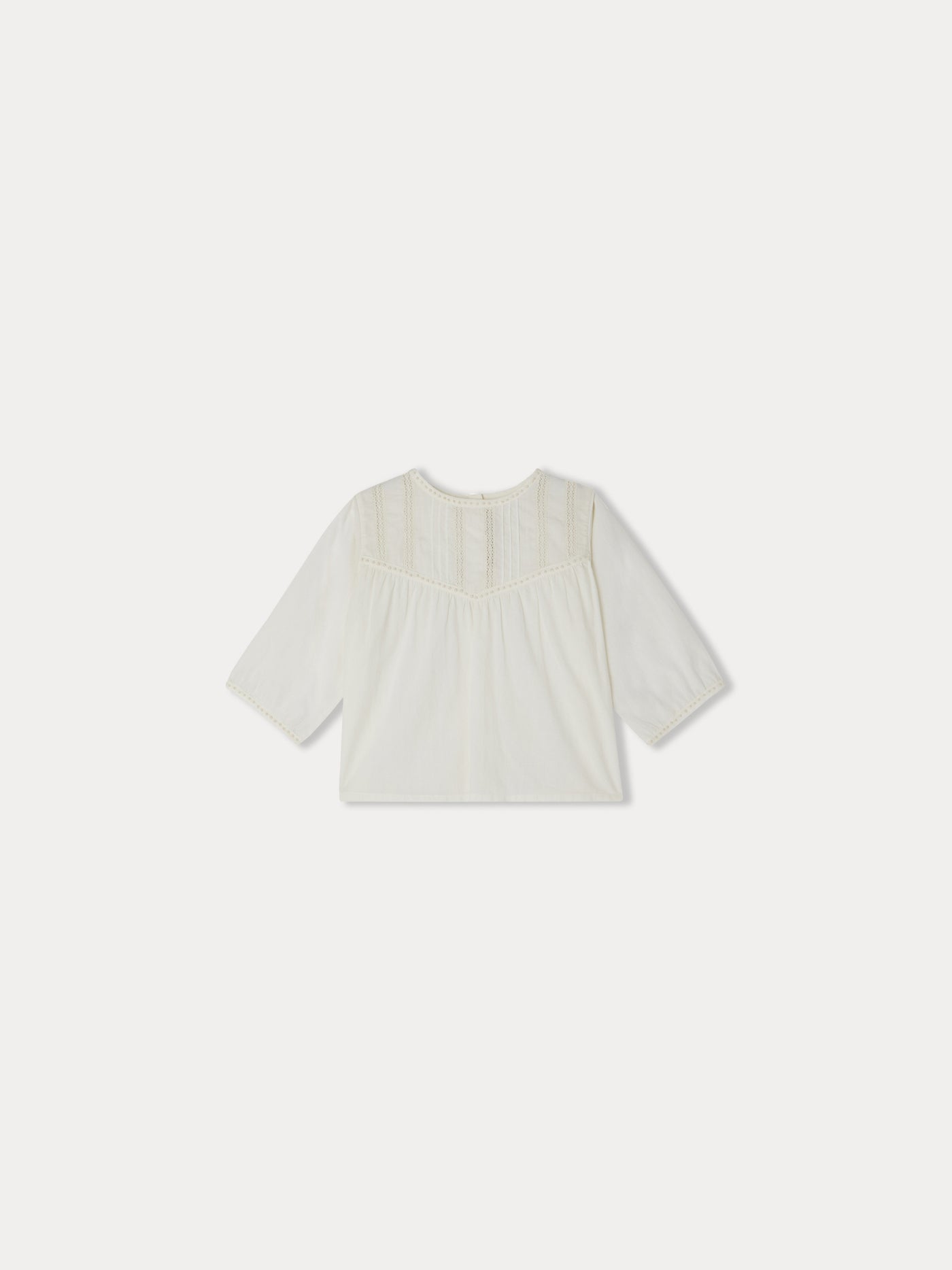 Chloé bestickte Bluse mit Spitze