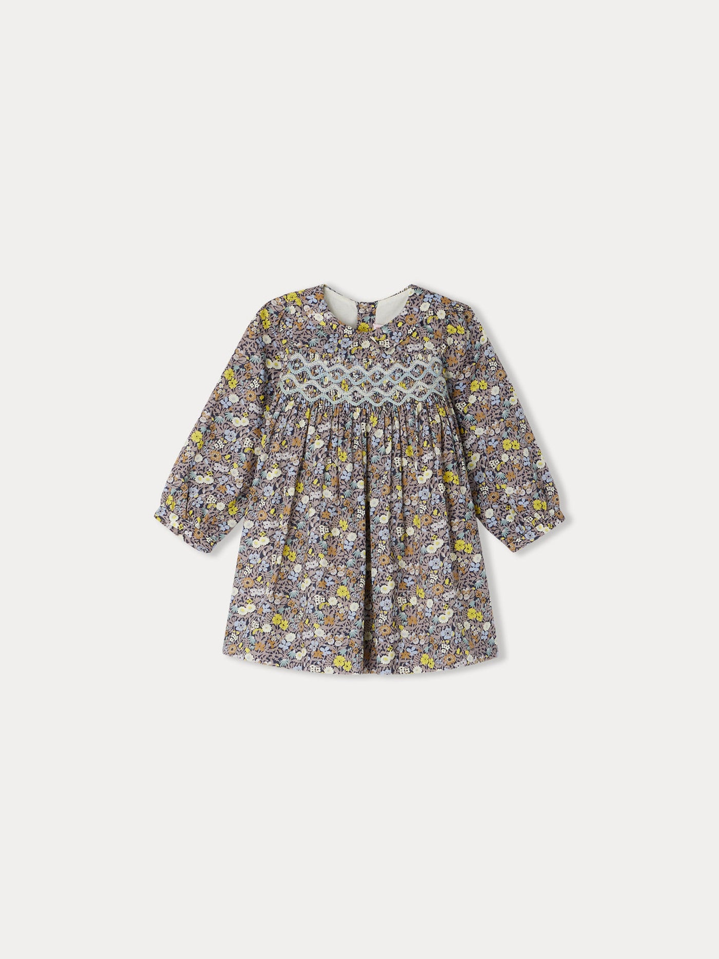 Gesmoktes Babykleid Trinité aus Liberty-Stoff