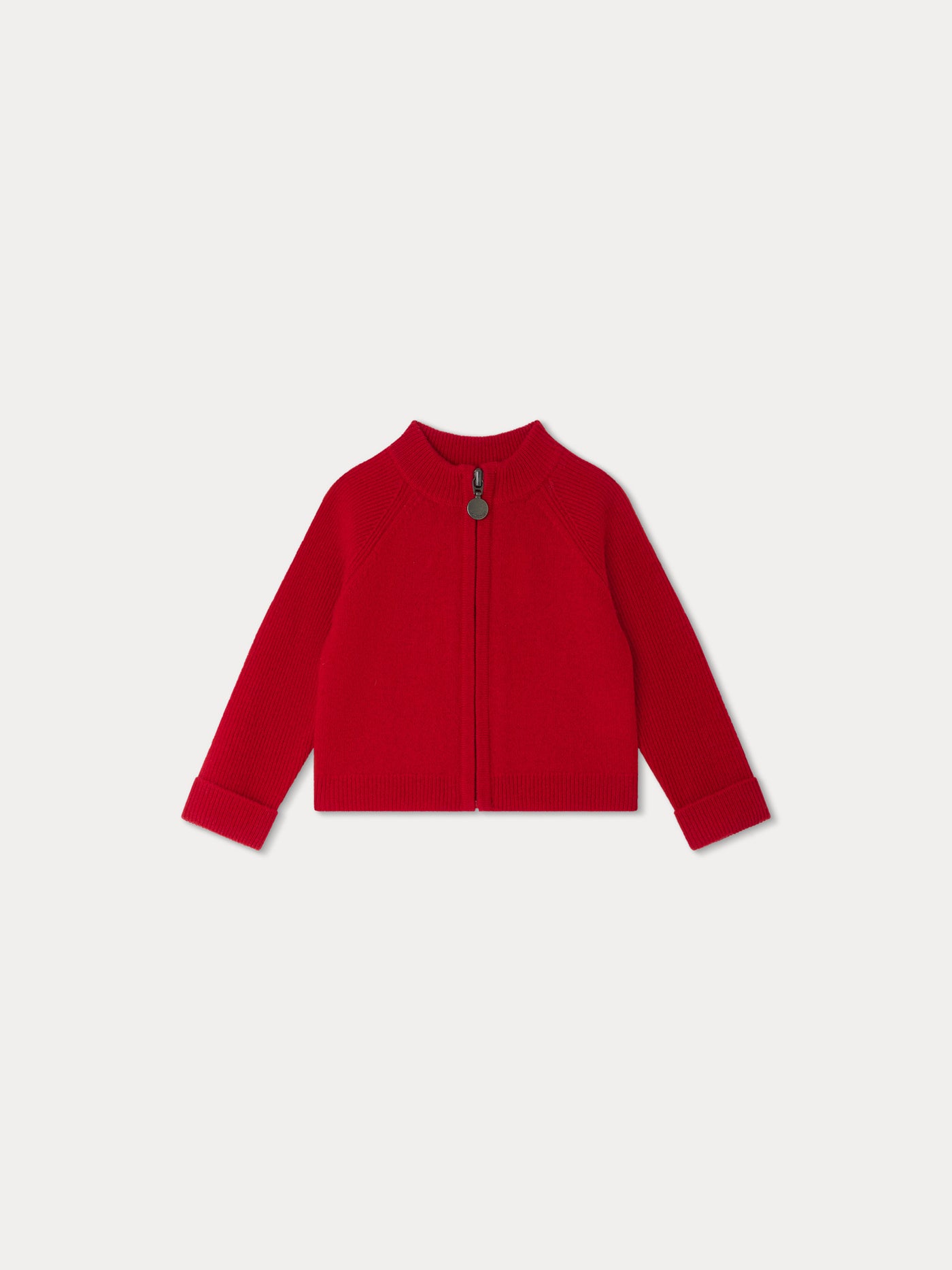 Thylio roter Wollcardigan